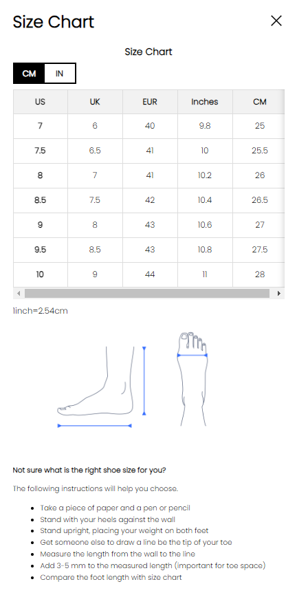 Size Guide