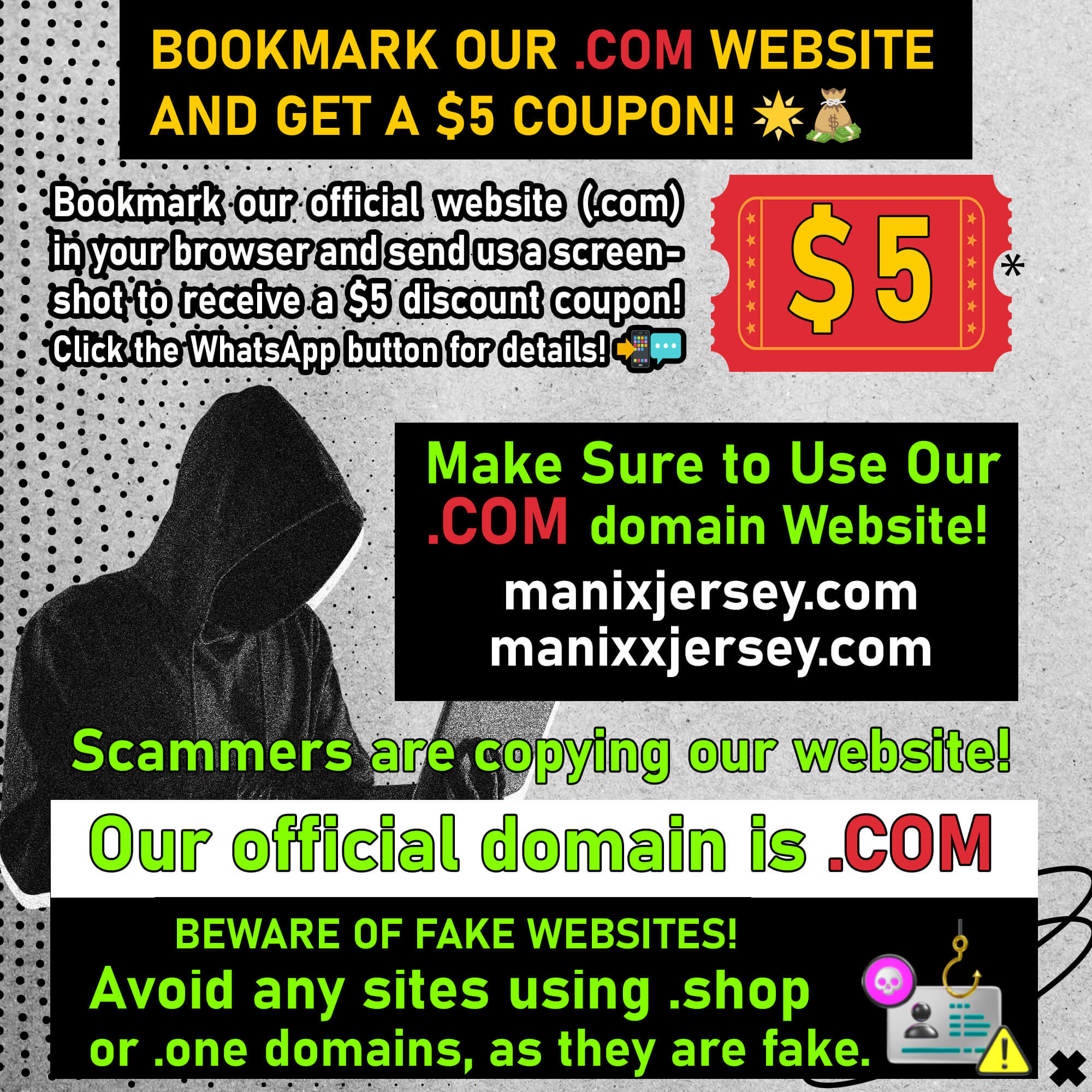 ManixJersey.com |  -Customize Name, Number and Patch | Worldwide Shipping