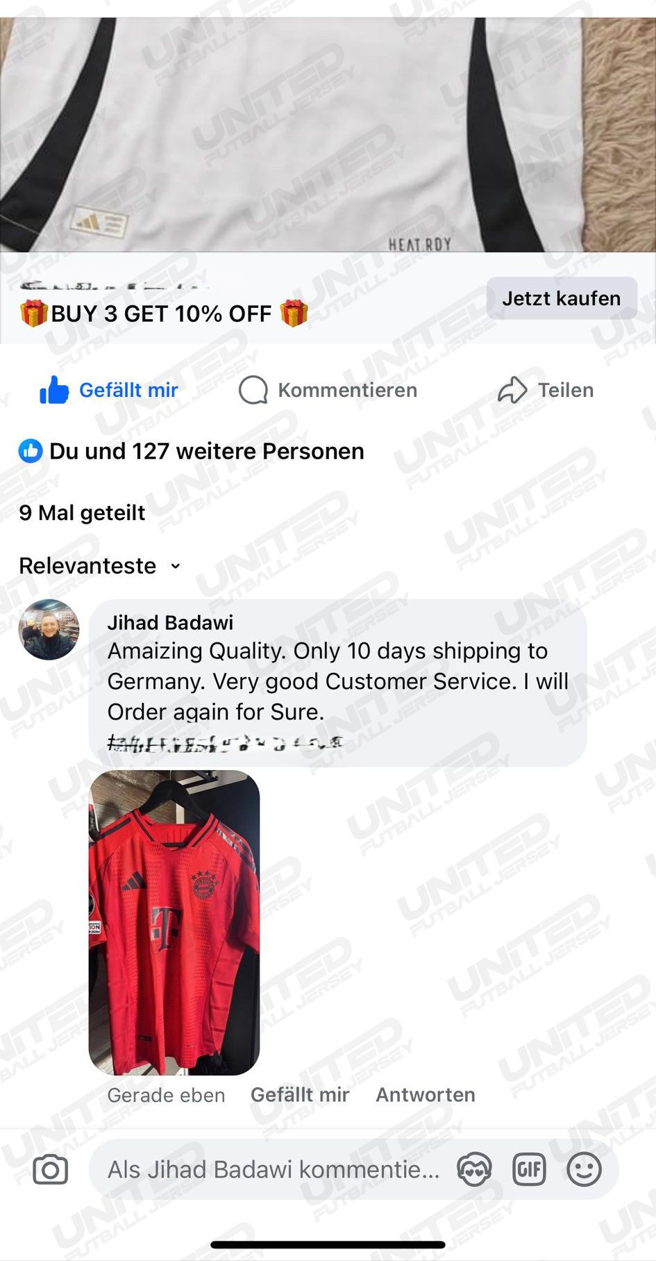 Unitedfootballkit.com |  -Customize Name, Number and Patch | Worldwide Shipping