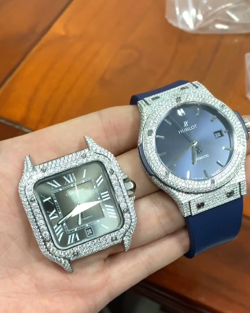 Iced out watch-Yika Jewelry