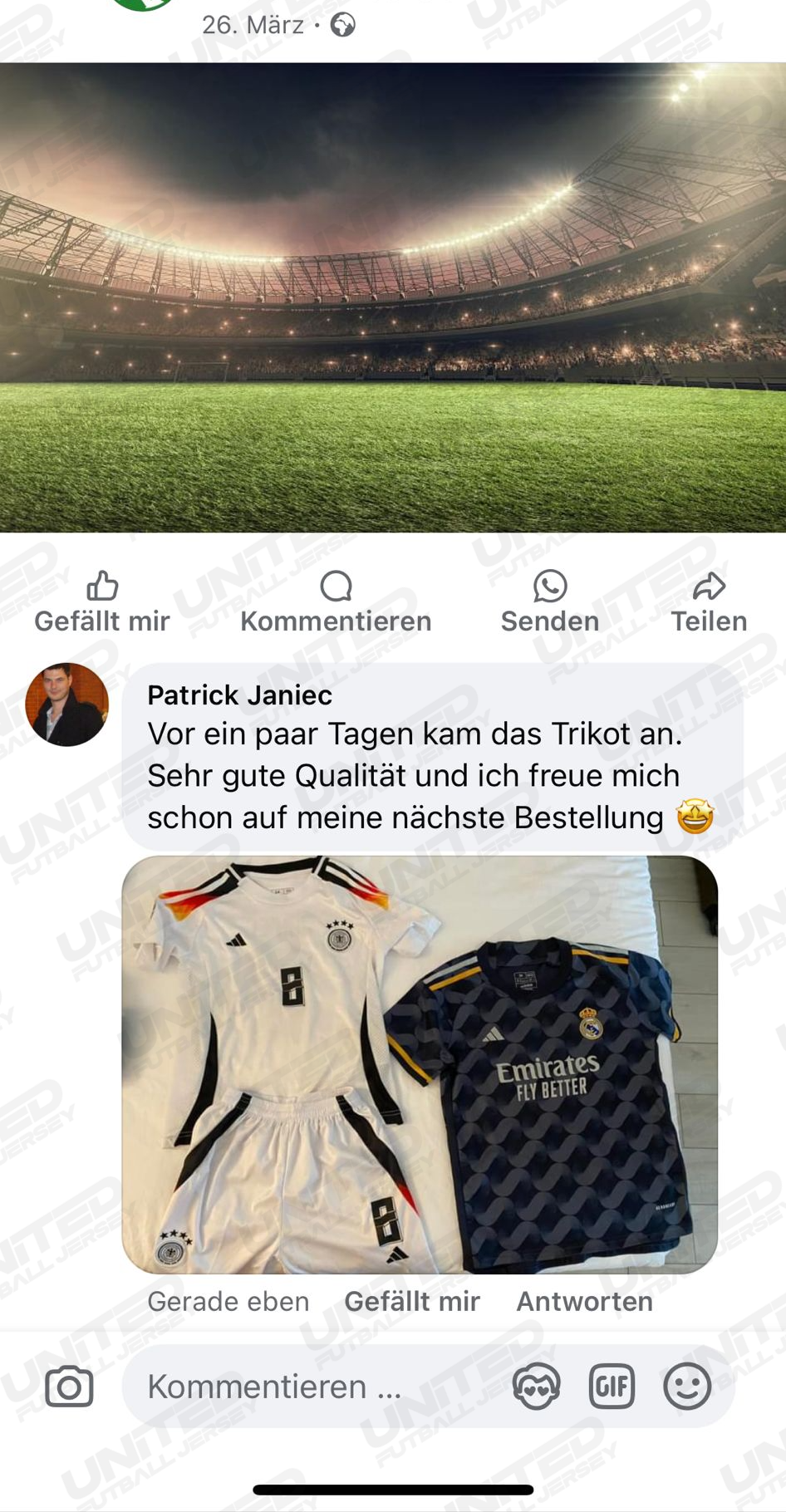 Unitedfootballkit.com |  -Customize Name, Number and Patch | Worldwide Shipping