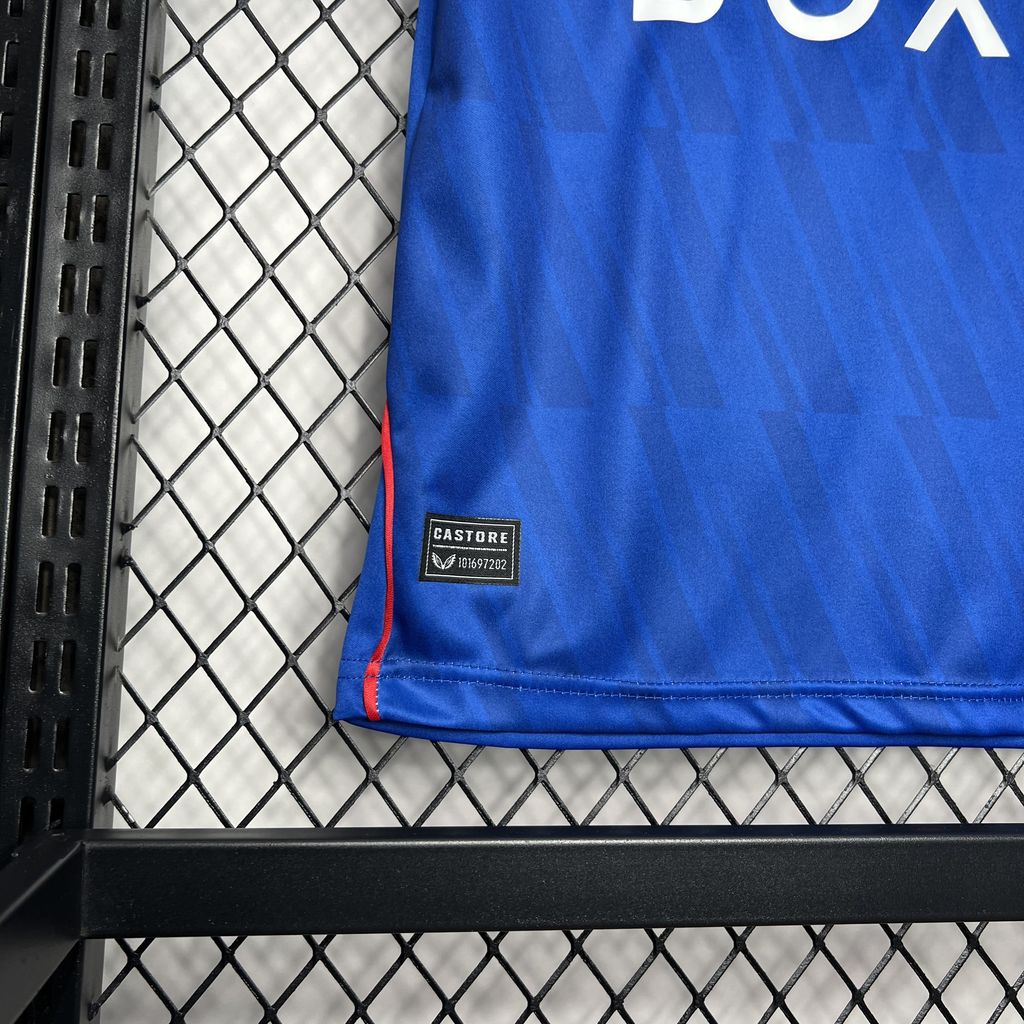 SIUjerseys-Glasgow Rangers 24-25 Home Stadium Kids Kit