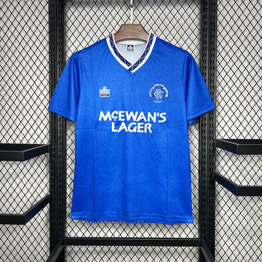 SIUjerseys-Retro Glasgow Rangers 1990-92 Home Stadium Jersey
