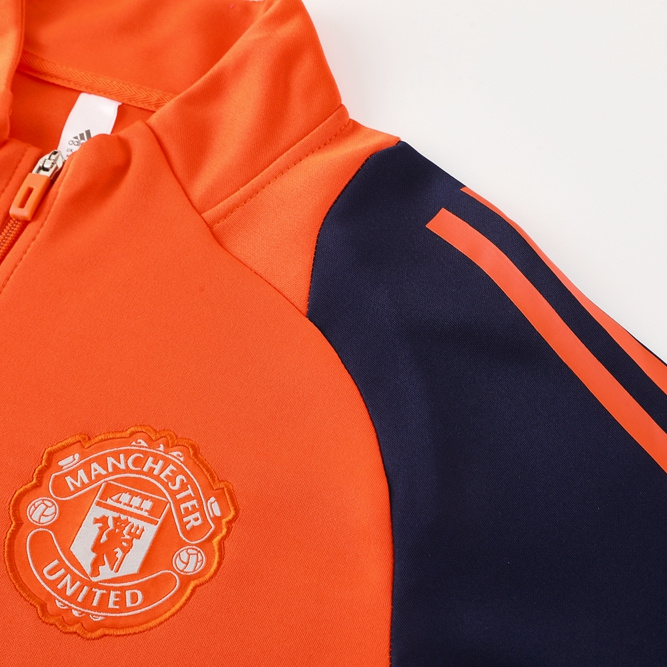 SIUjerseys-Manchester United 24-25 Jacket Training Tracksuit - Orange