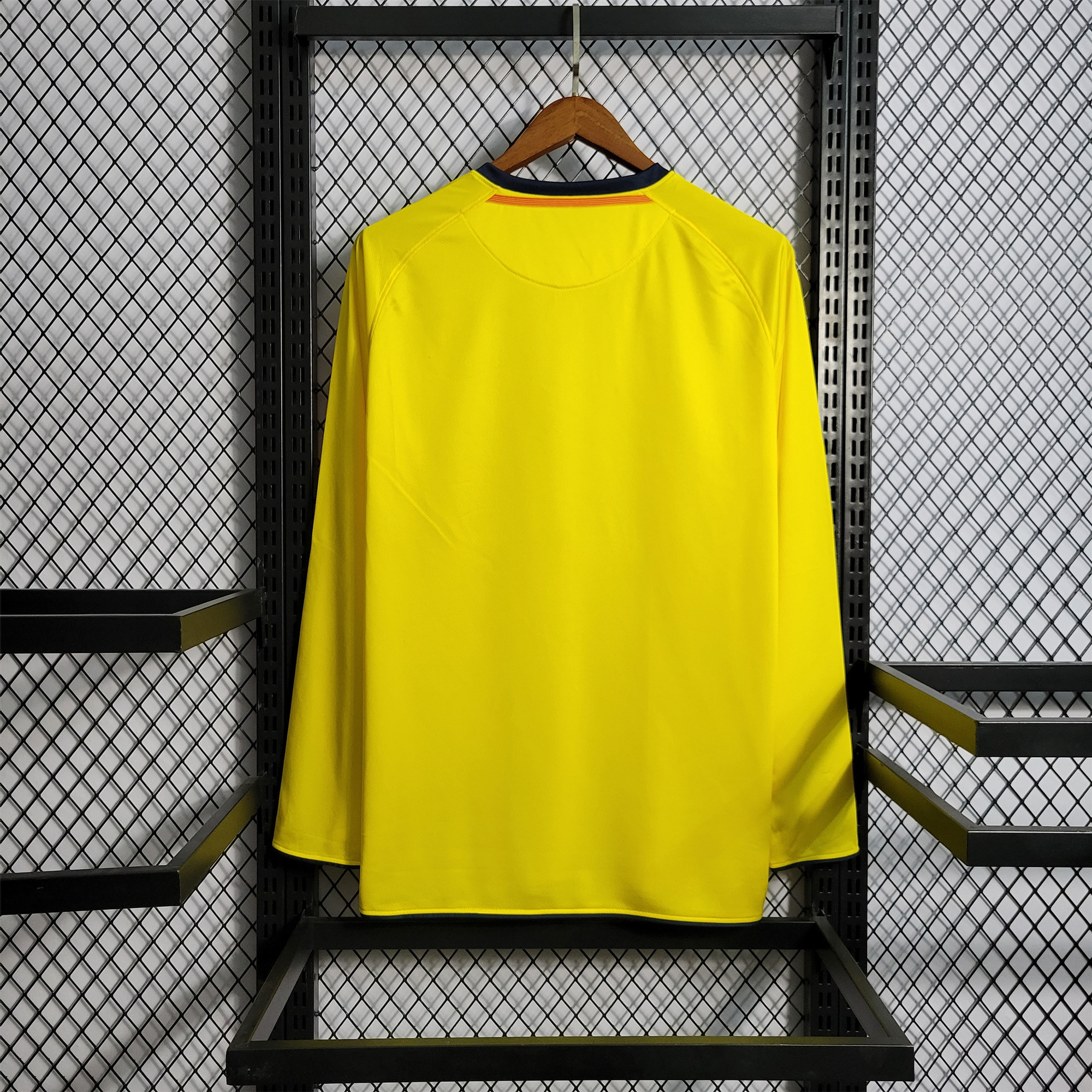 SIUjerseys-Retro Barcelona 08-09 Away Stadium Long Sleeve Jersey