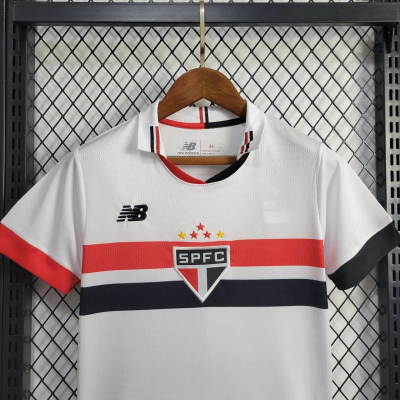 SIUjerseys-Sao Paulo 2024 Home Stadium Kids Kit