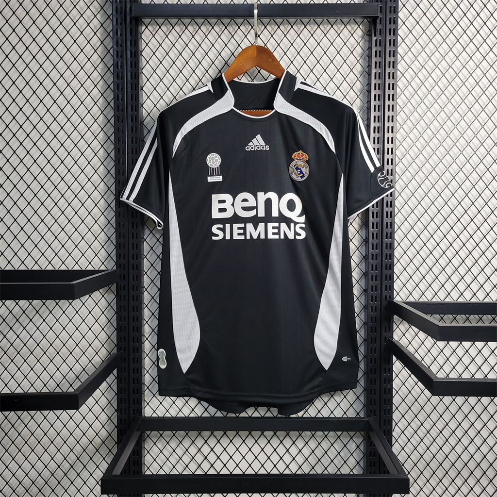 JerseysGala.com | Real Madrid Retro 06-07 Away Stadium Jersey -Customize Name, Number and Patch | Worldwide Shipping