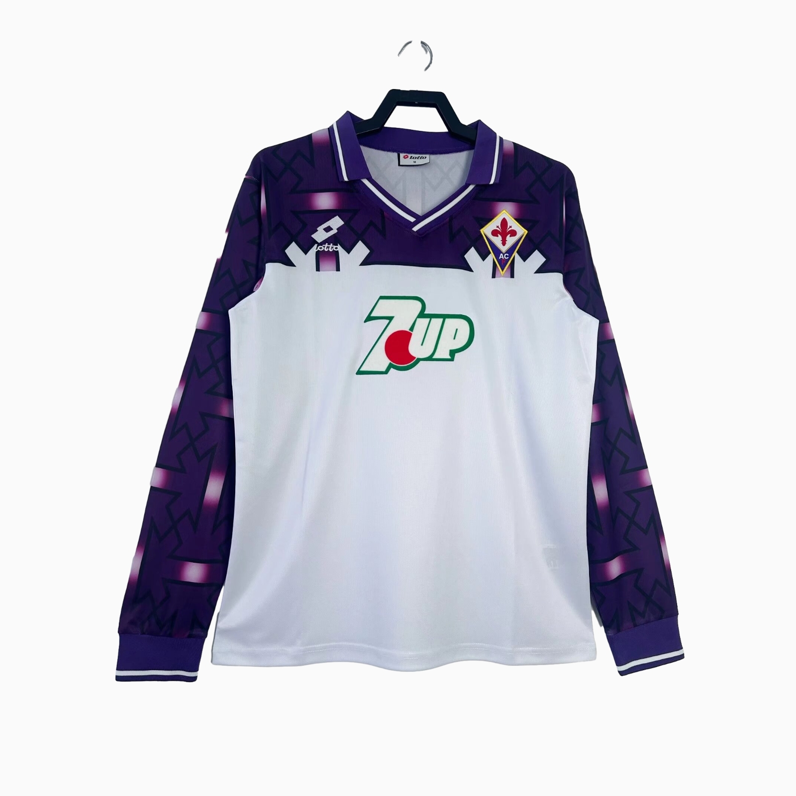 SIUjerseys-Retro Fiorentina 1992-93 Away Long Sleeve Jersey