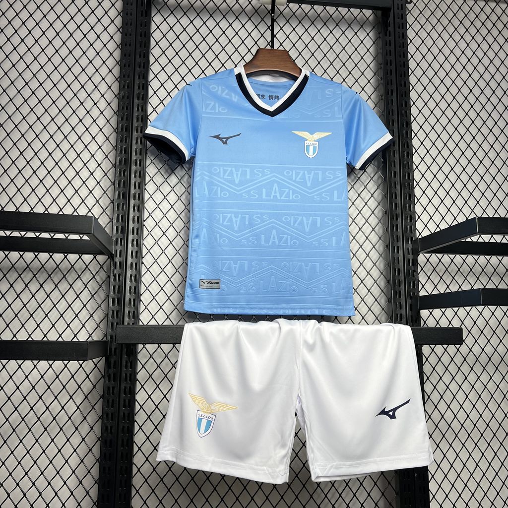 SIUjerseys-Lazio 24-25 Home Stadium Kids Kit