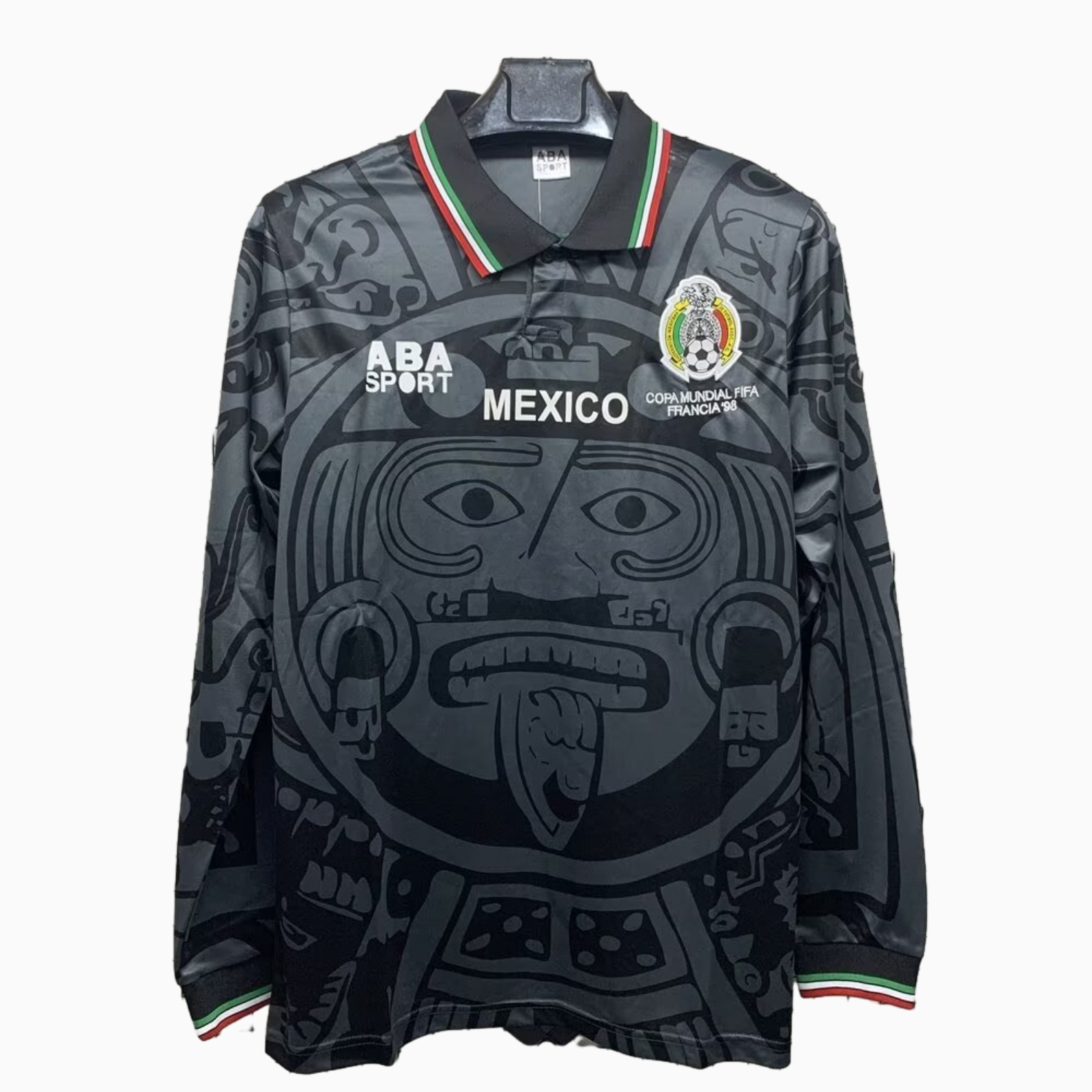 SIUjerseys-Retro Mexico 1998 Third Long Sleeves Jersey