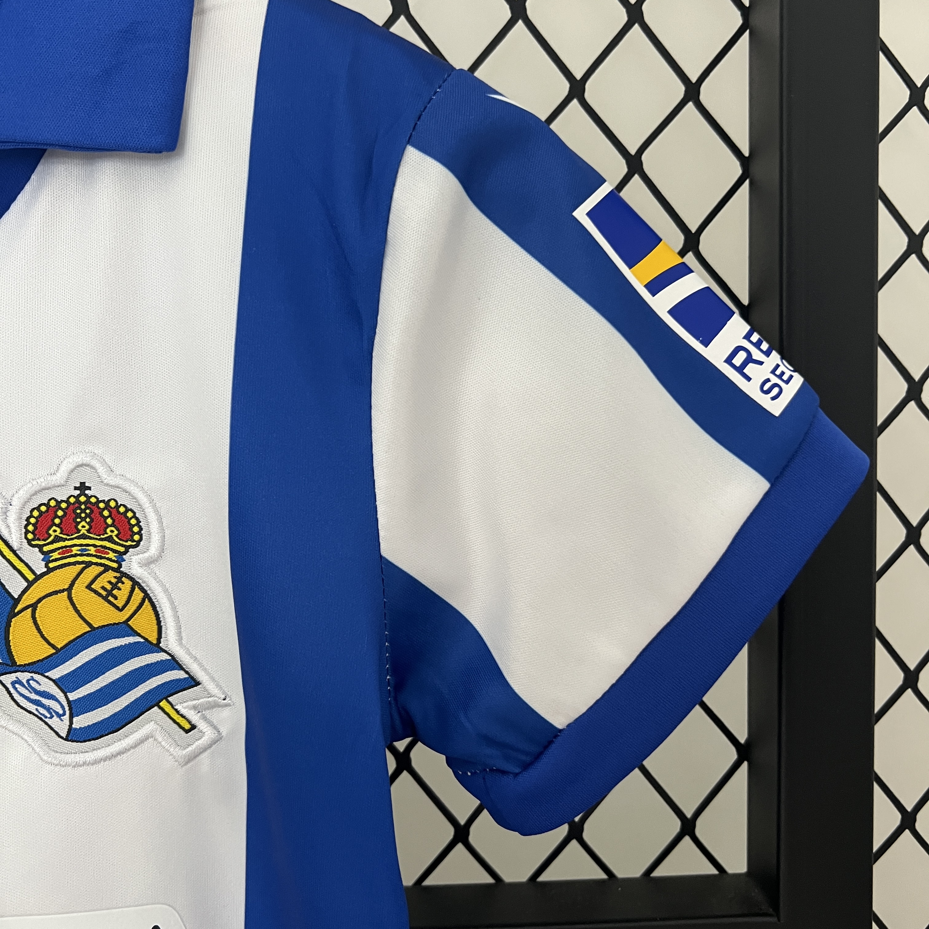 SIUjerseys-Real Sociedad 24-25 Home Stadium Kids Kit