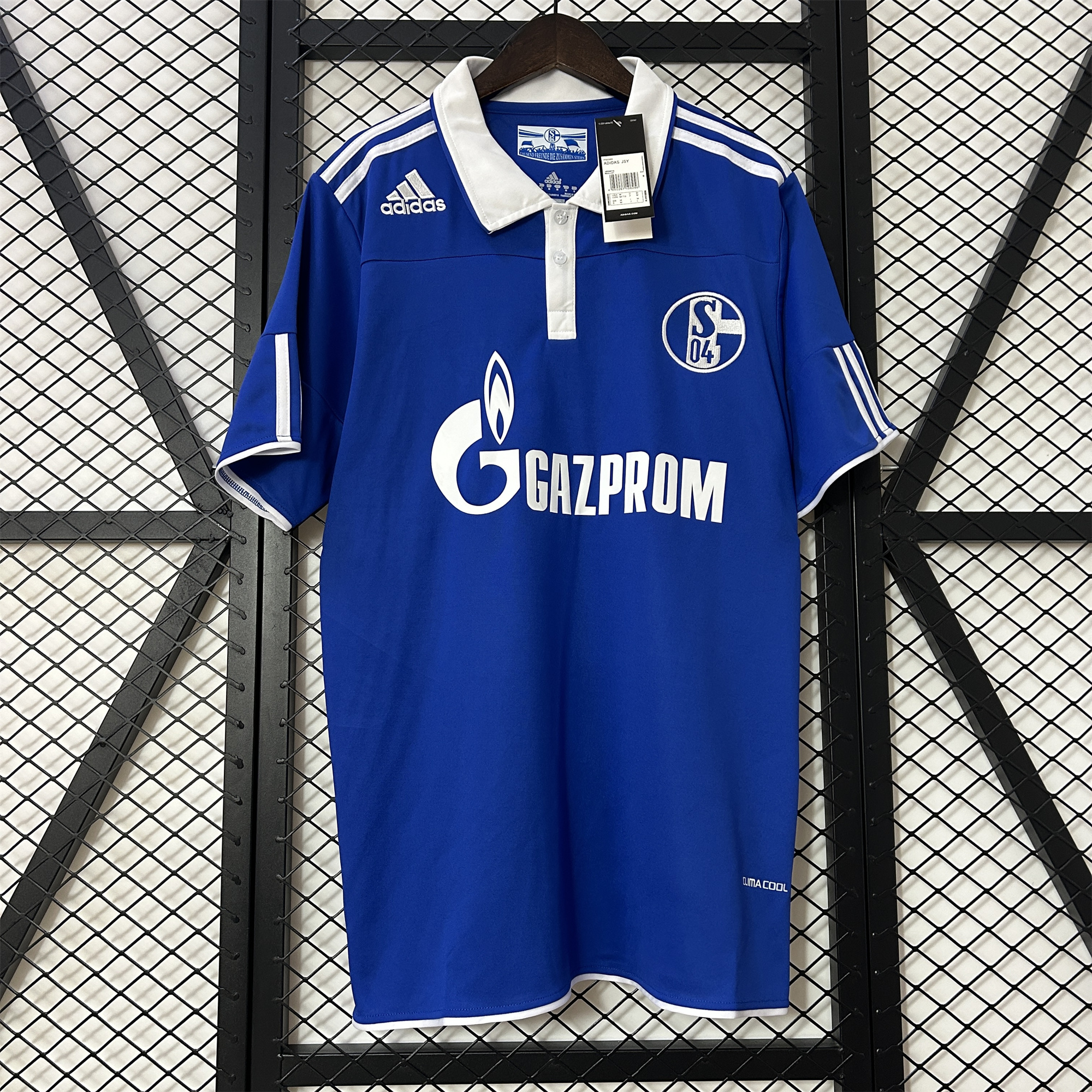 unitedfutballjersey-Retro Schalke 04 2010-12 Home Stadium Jersey