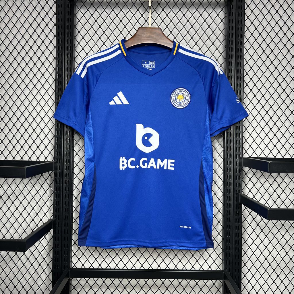 ManixJersey.com | Leicester City 24-25 Home Stadium Jersey - Fans Version -Customize Name, Number and Patch | Worldwide Shipping
