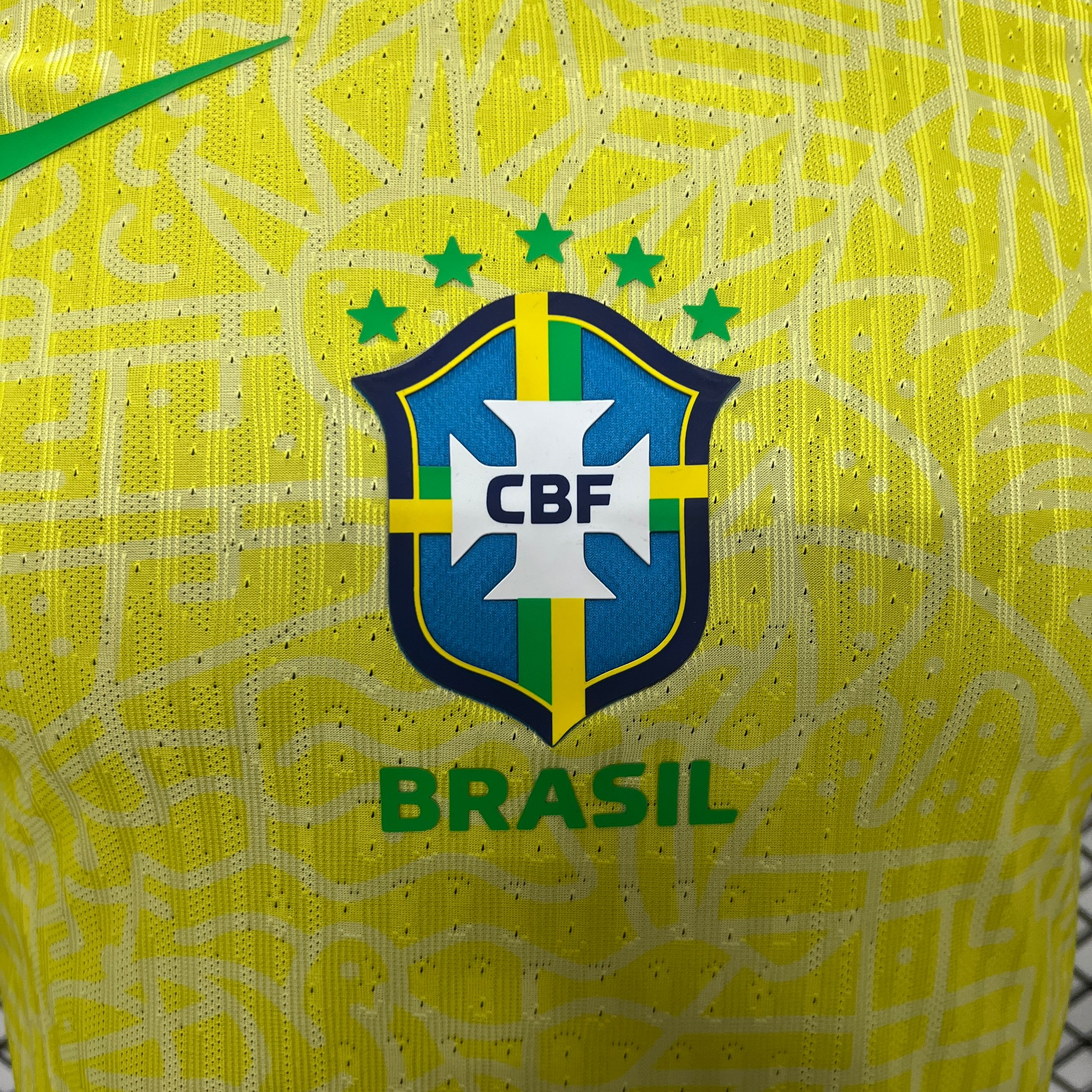 unitedfutballjersey-Brazil 2024 Home Stadium Jersey - Player Version