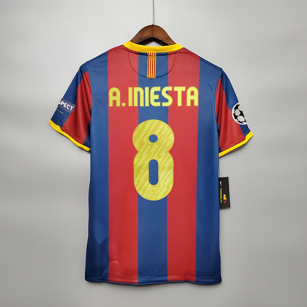 SIUjerseys-Retro Barcelona 10-11 Home Stadium Jersey