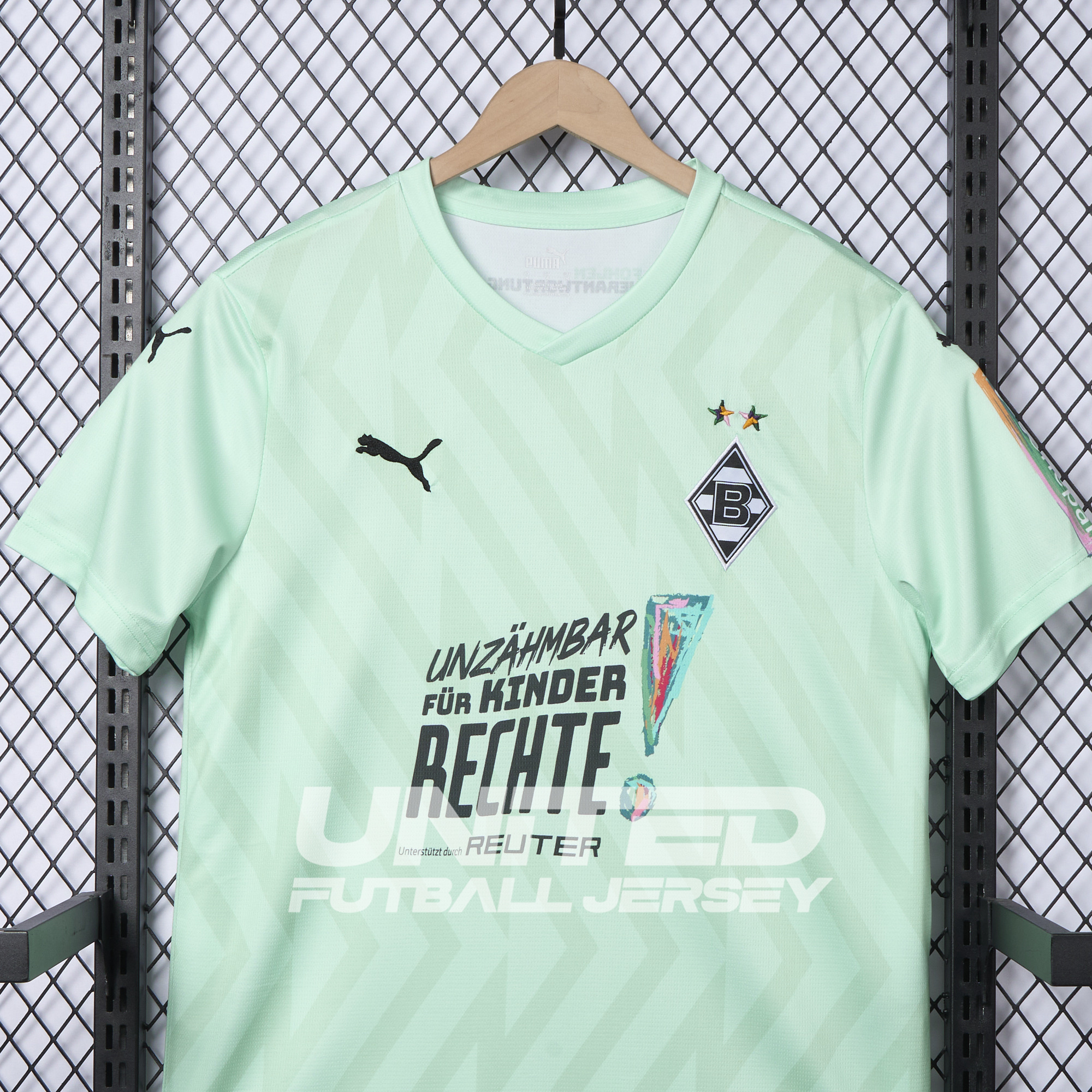 unitedfutballjersey-Borussia Mönchengladbach 24-25 World Children's Day Special Jersey - Fans Version