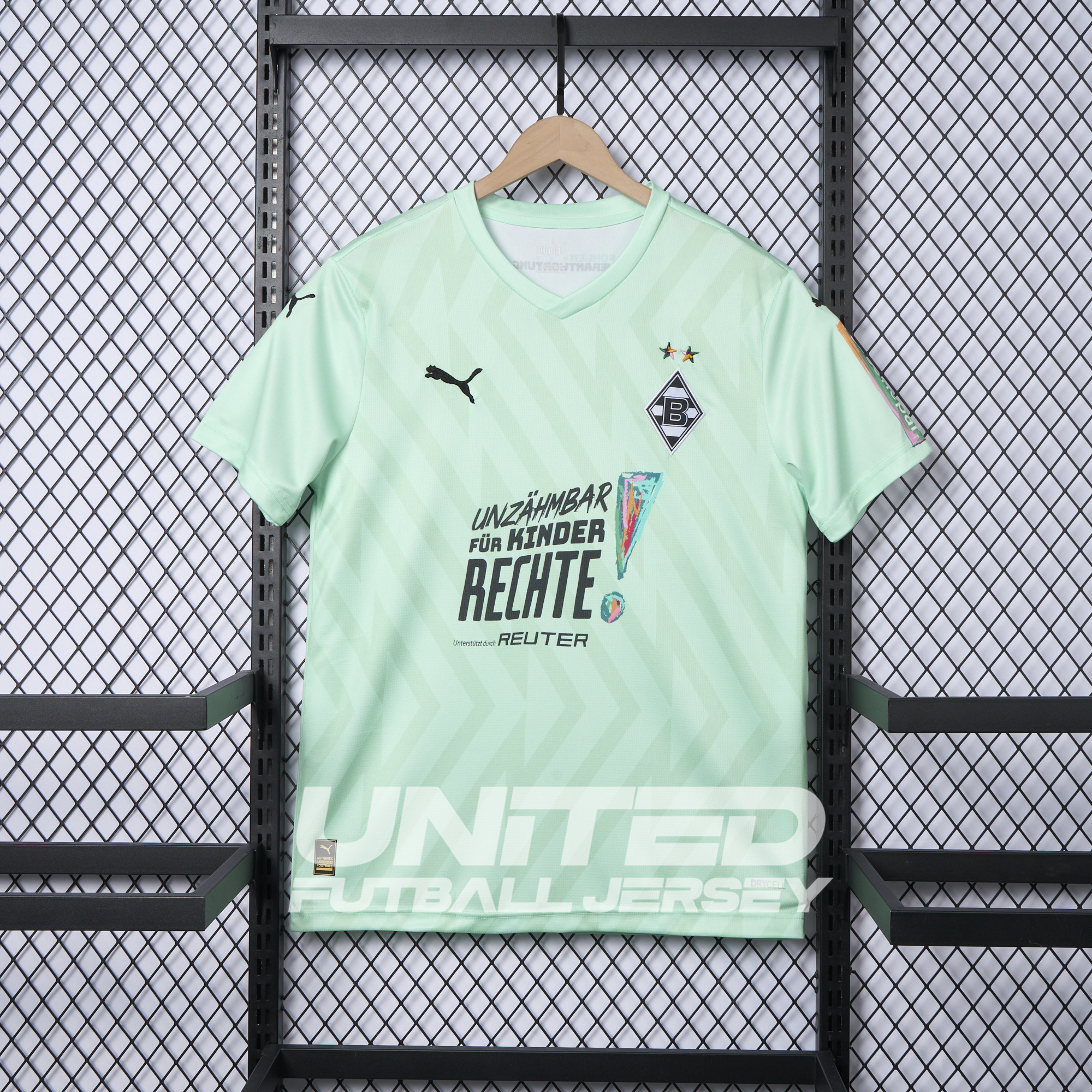 unitedfutballjersey-Borussia Mönchengladbach 24-25 World Children's Day Special Jersey - Fans Version