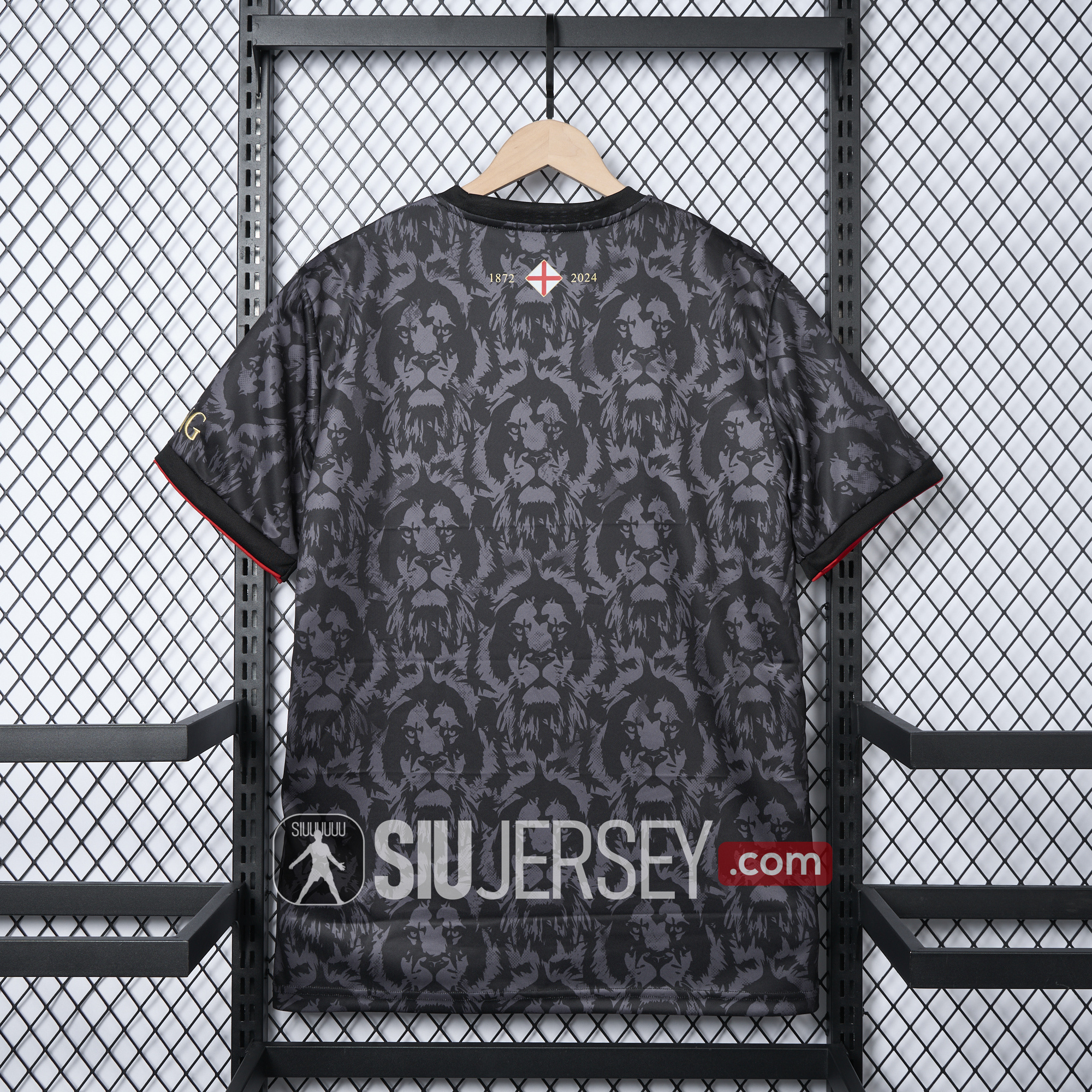SIUjerseys-England 2024 Black The Lions Special Edition Jersey - Fans Version