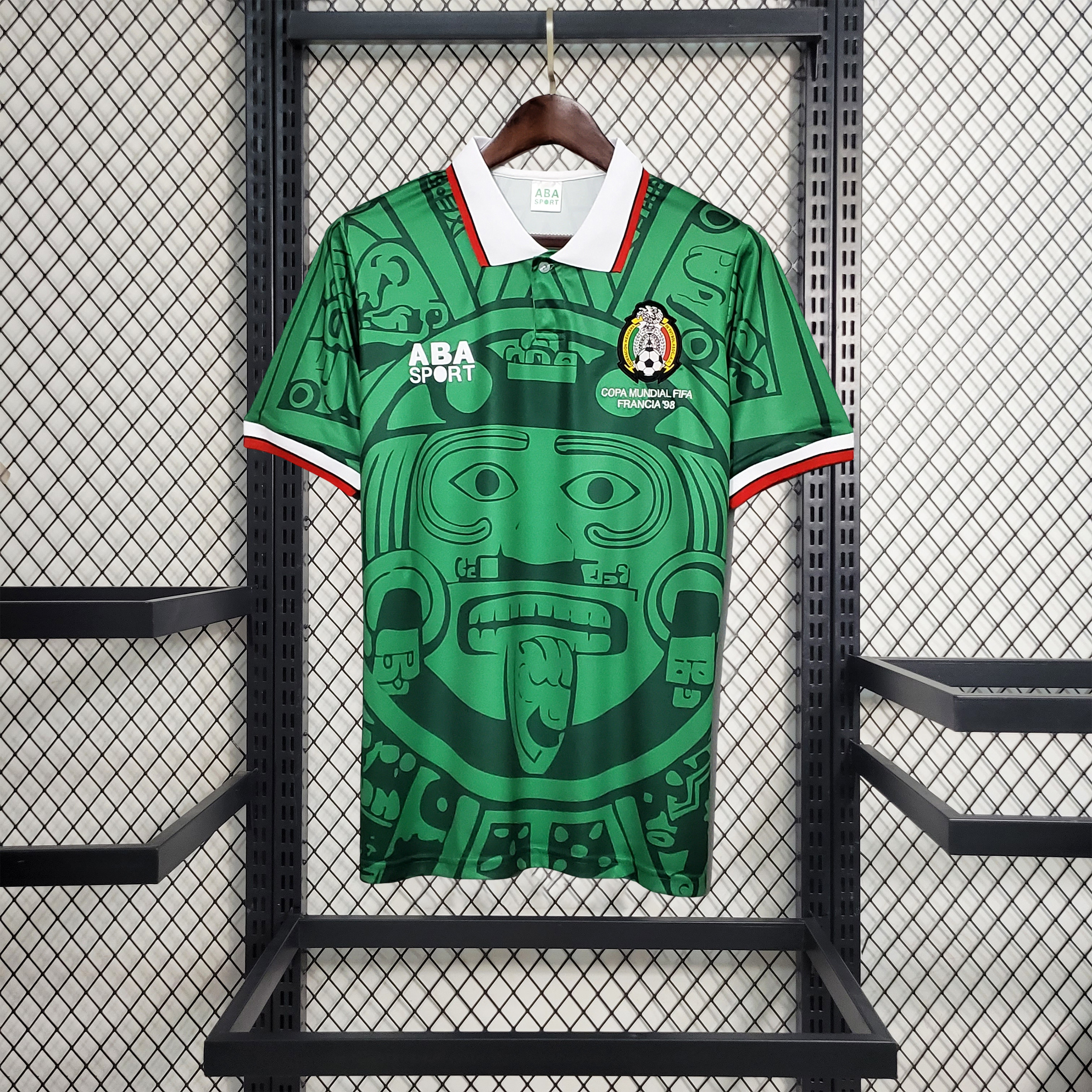 SIUjerseys-Retro Mexico 1998 Home Jersey