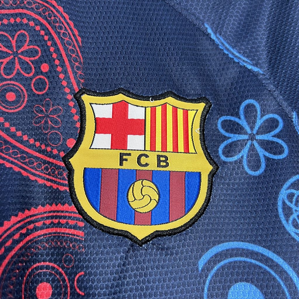 SIUjerseys-Barcelona 24-25 Blue Speical Jersey - Fans Version