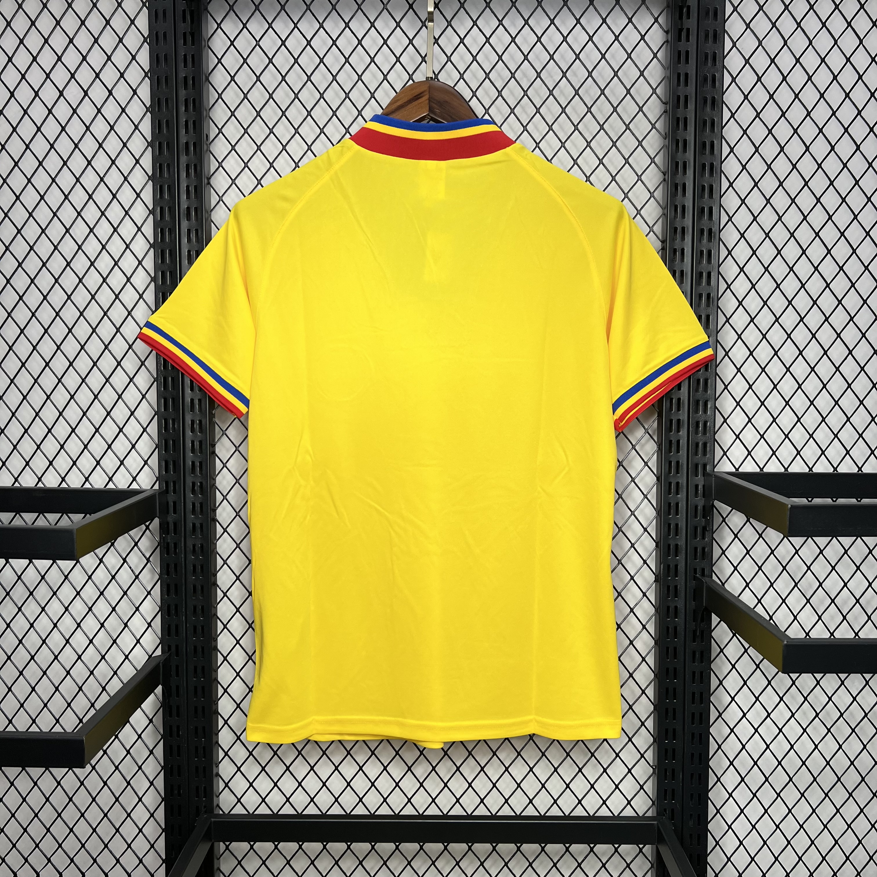SIUjerseys-Retro Romania 1994 Home Stadium Jersey