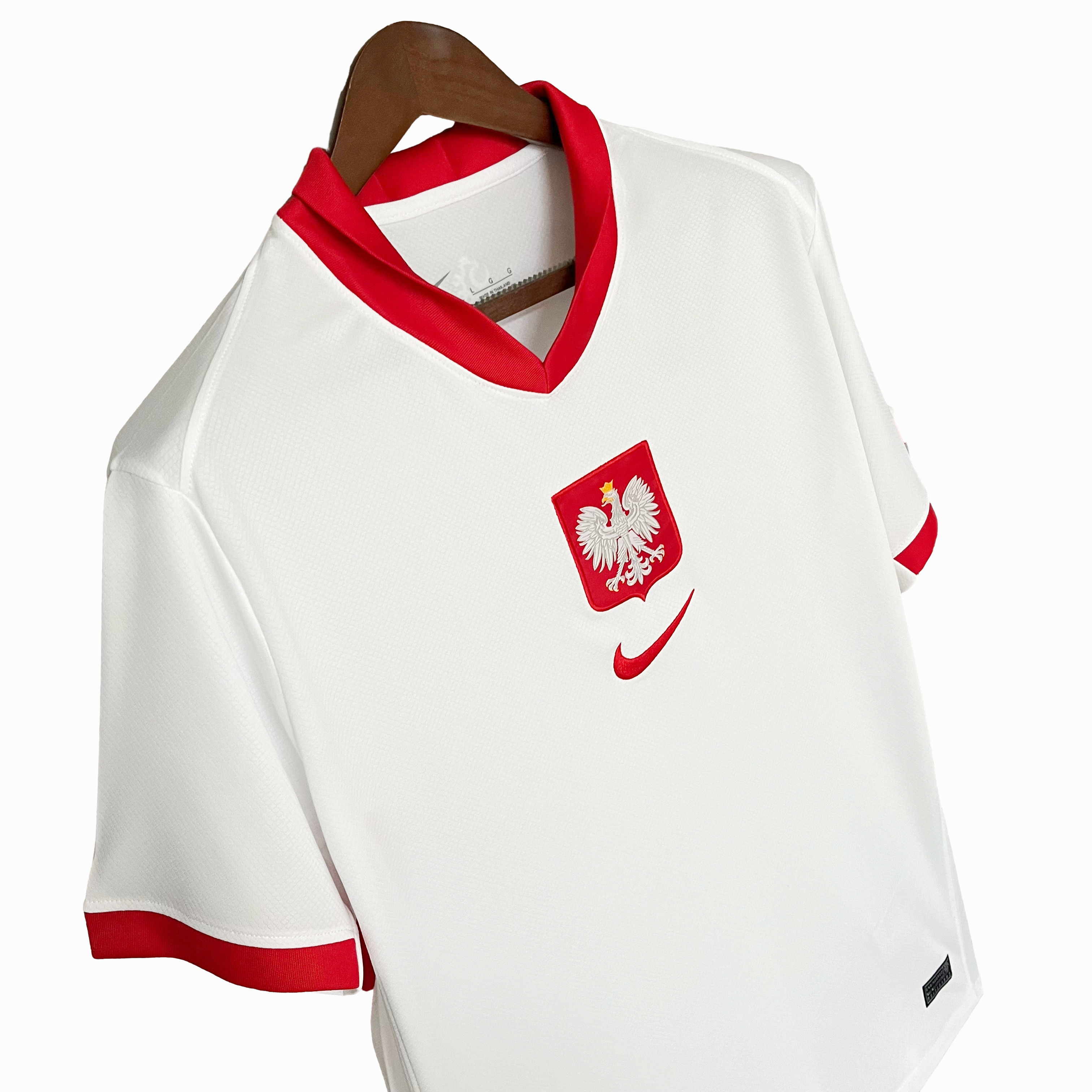 unitedfutballjersey-Poland 2024 Home Stadium Jersey - Fans Version