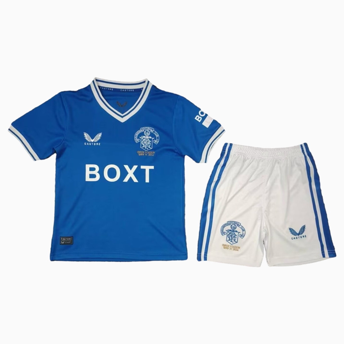 SIUjerseys-Glasgow Rangers 24-25 125-Years Heritage Kids Kit