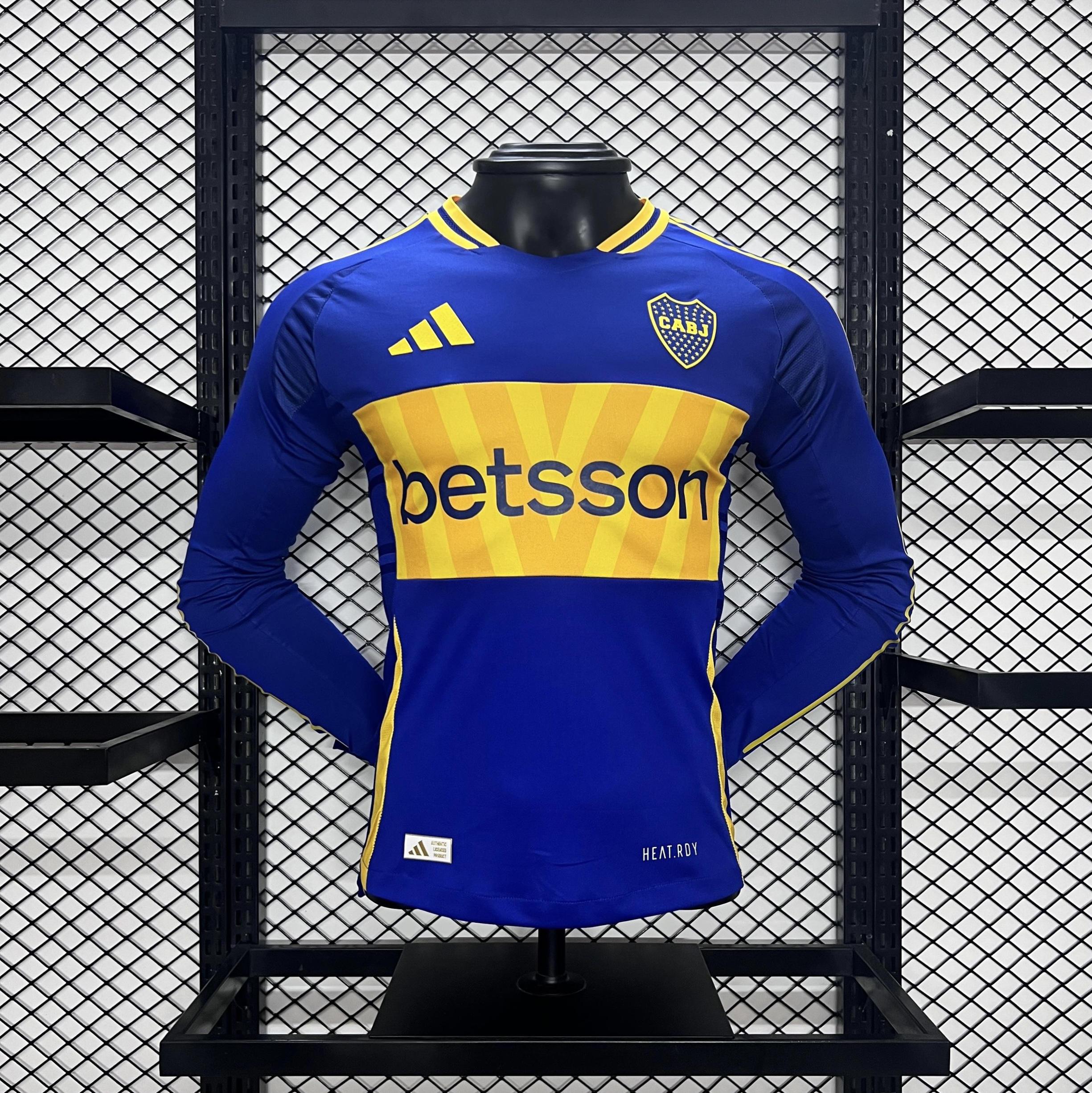SIUjerseys-Boca Juniors 24-25 Home Long Sleeve Jersey - Player Version