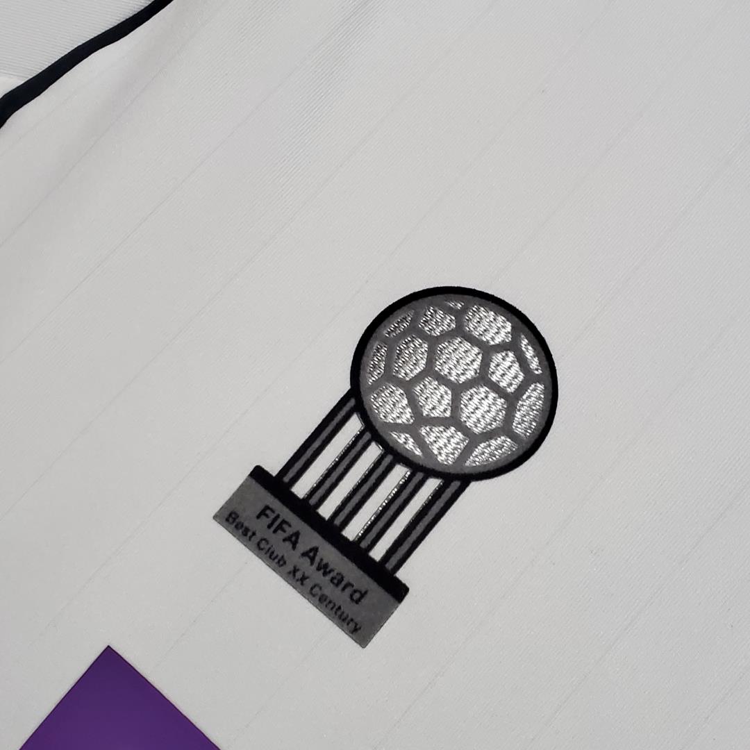 SIUjerseys-Retro Real Madrid 06-07 Home Long Sleeve Jersey