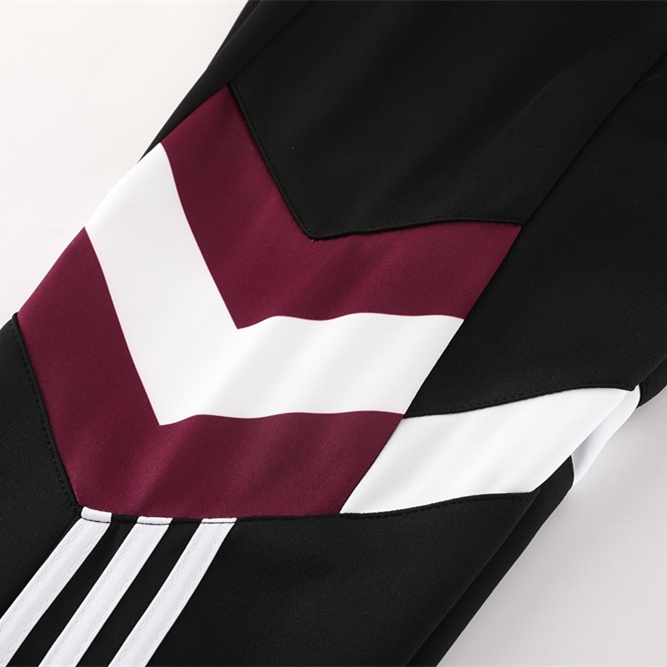 SIUjerseys-Ajax 24-25 Retro Style Jacket Training Tracksuit - Deep Red