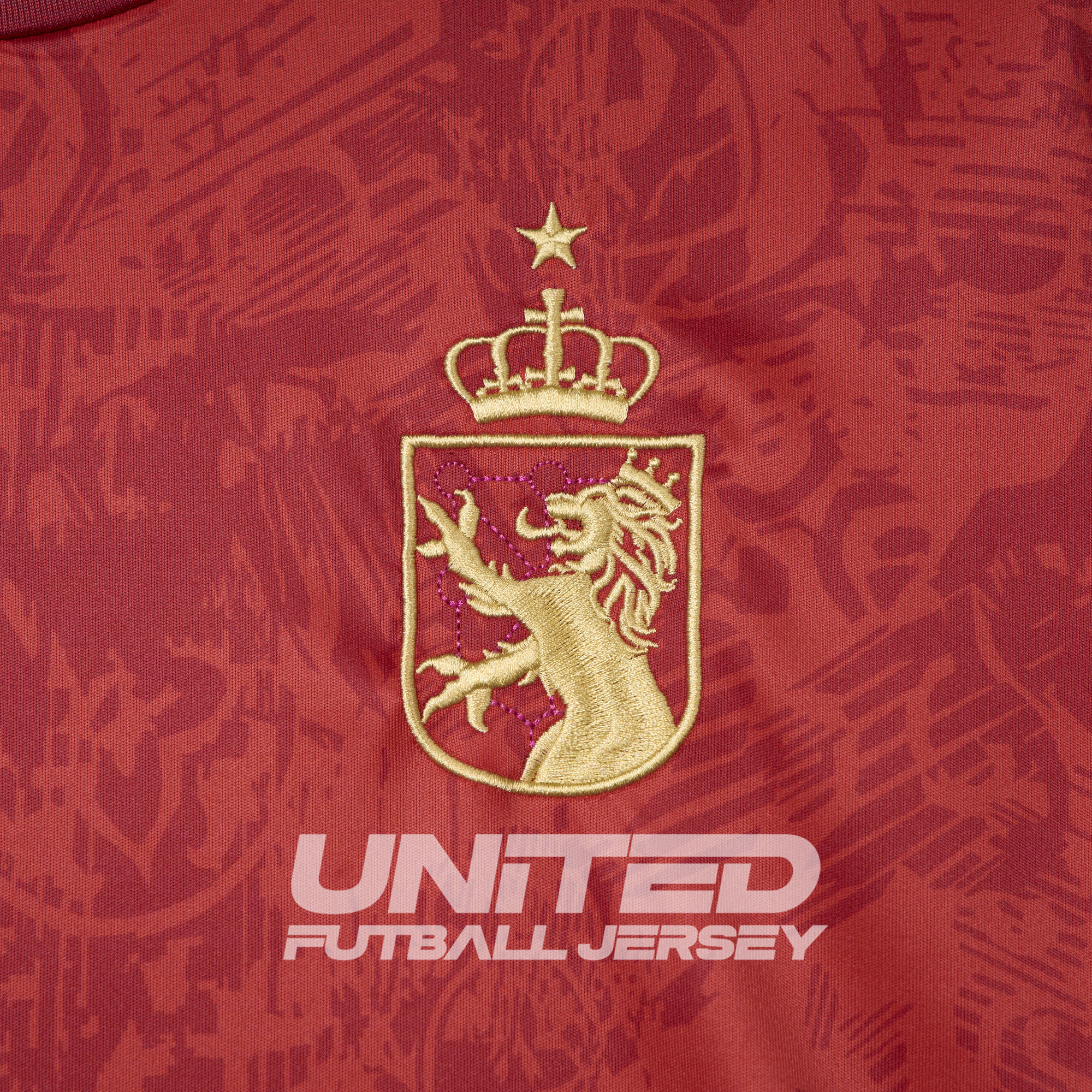 unitedfutballjersey-Spain 2024-25 COMMA Red Special Edition Jersey - Fans Version