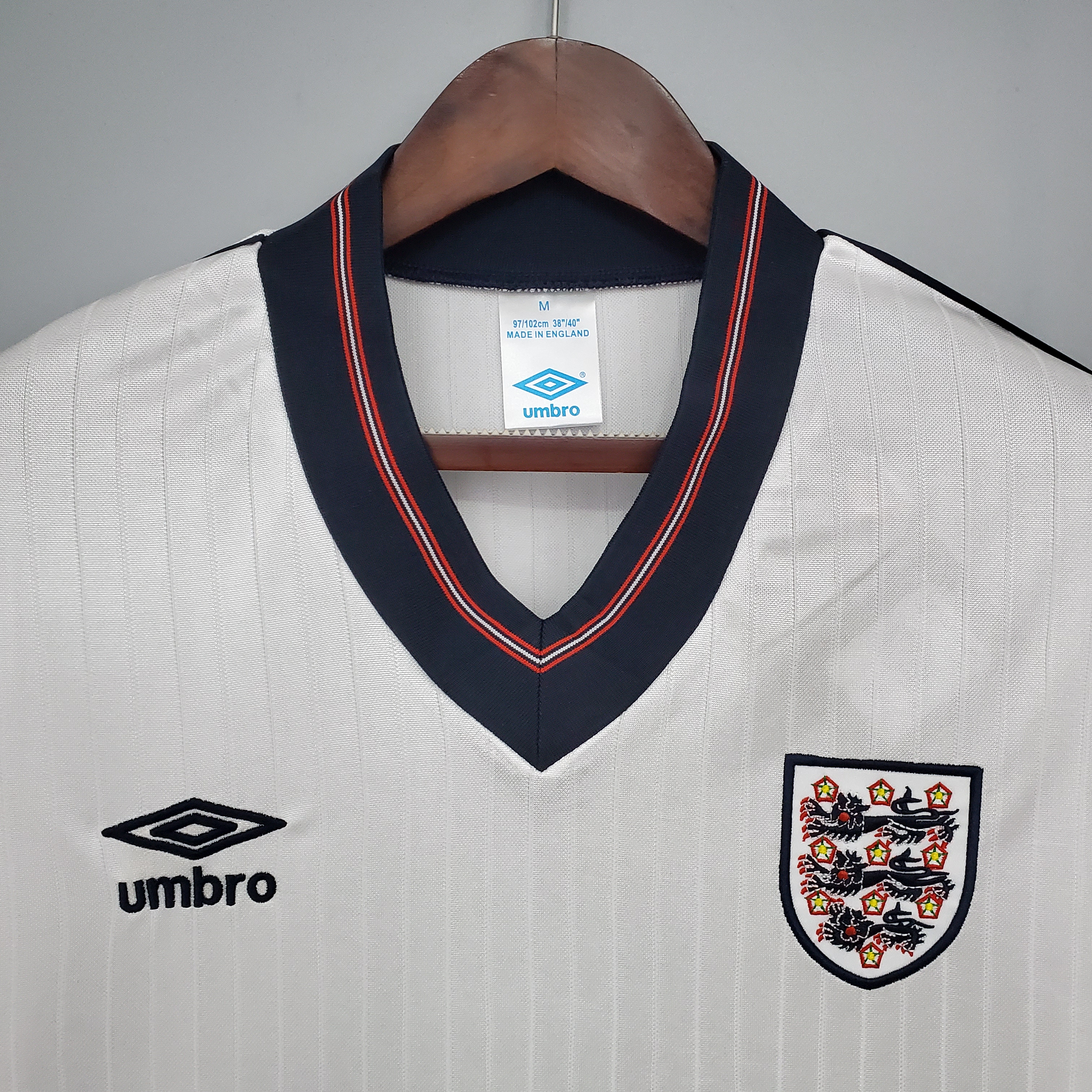 SIUjerseys-Retro England 1984-87 Home Stadium Jersey