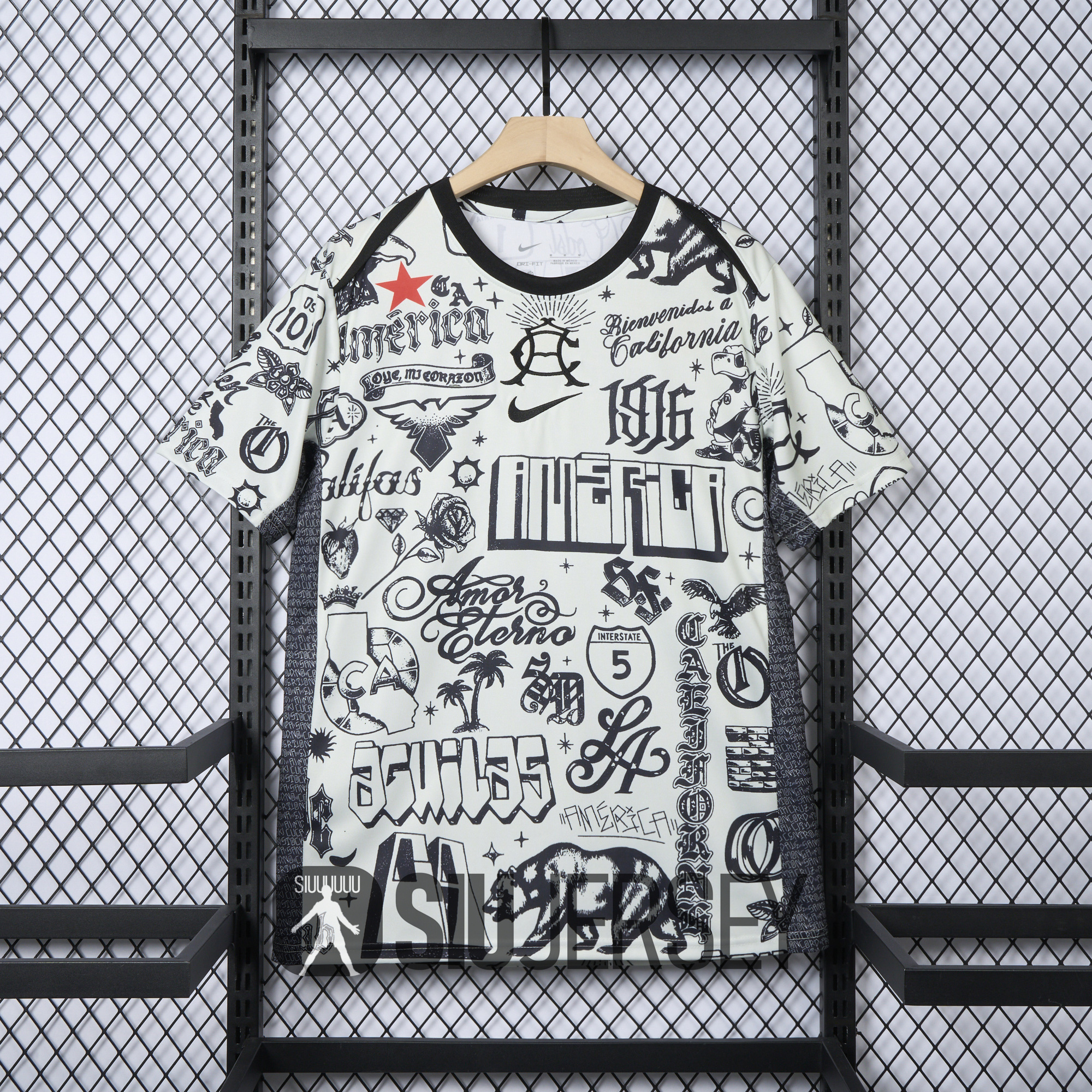 SIUjerseys-Club América 24-25 Pre-match 2 White Training Jersey - Fans Version