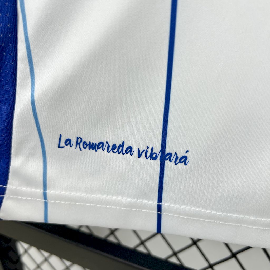 SIUjerseys-Real Zaragoza 24-25 Home Kids Kit