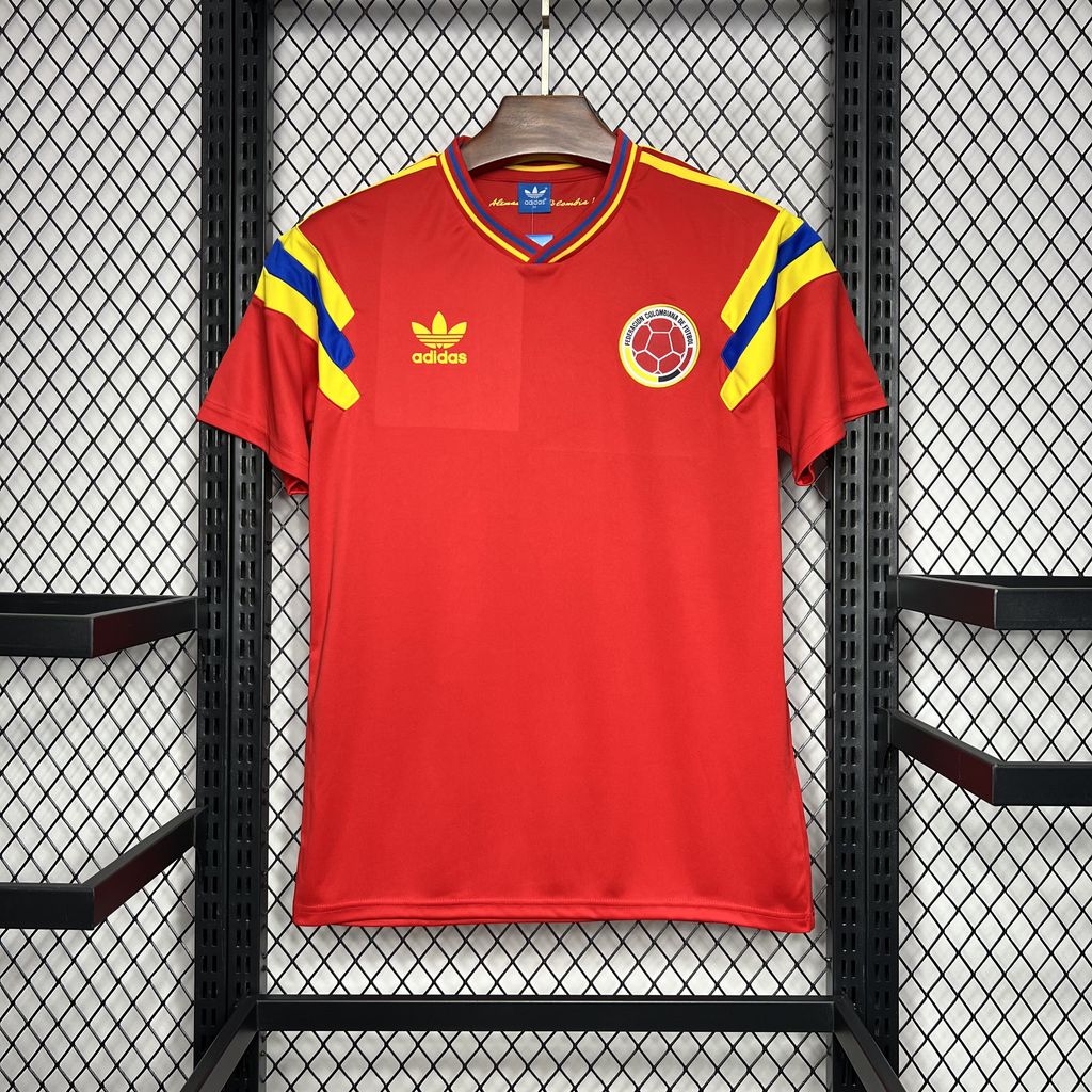 unitedfutballjersey-Retro Colombia 1990 Away Jersey
