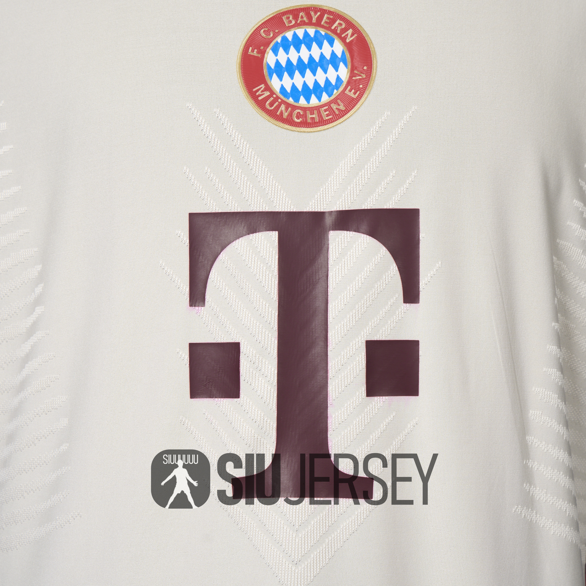 SIUjerseys-Bayern Munich 24-25 Apricot & Red Training Jersey - Player Version