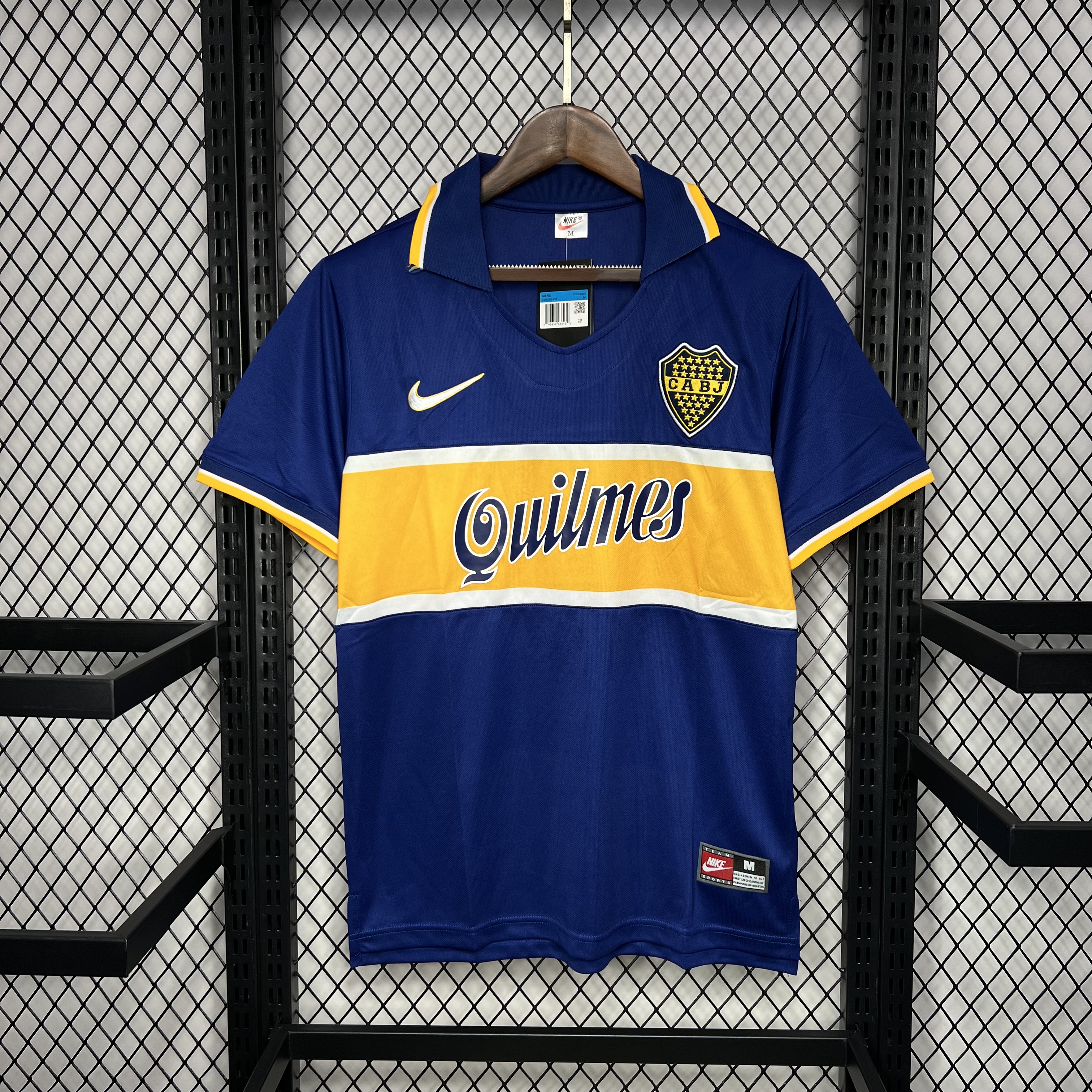 SIUjerseys-Retro Boca Juniors 1996-97 Home Stadium Jersey