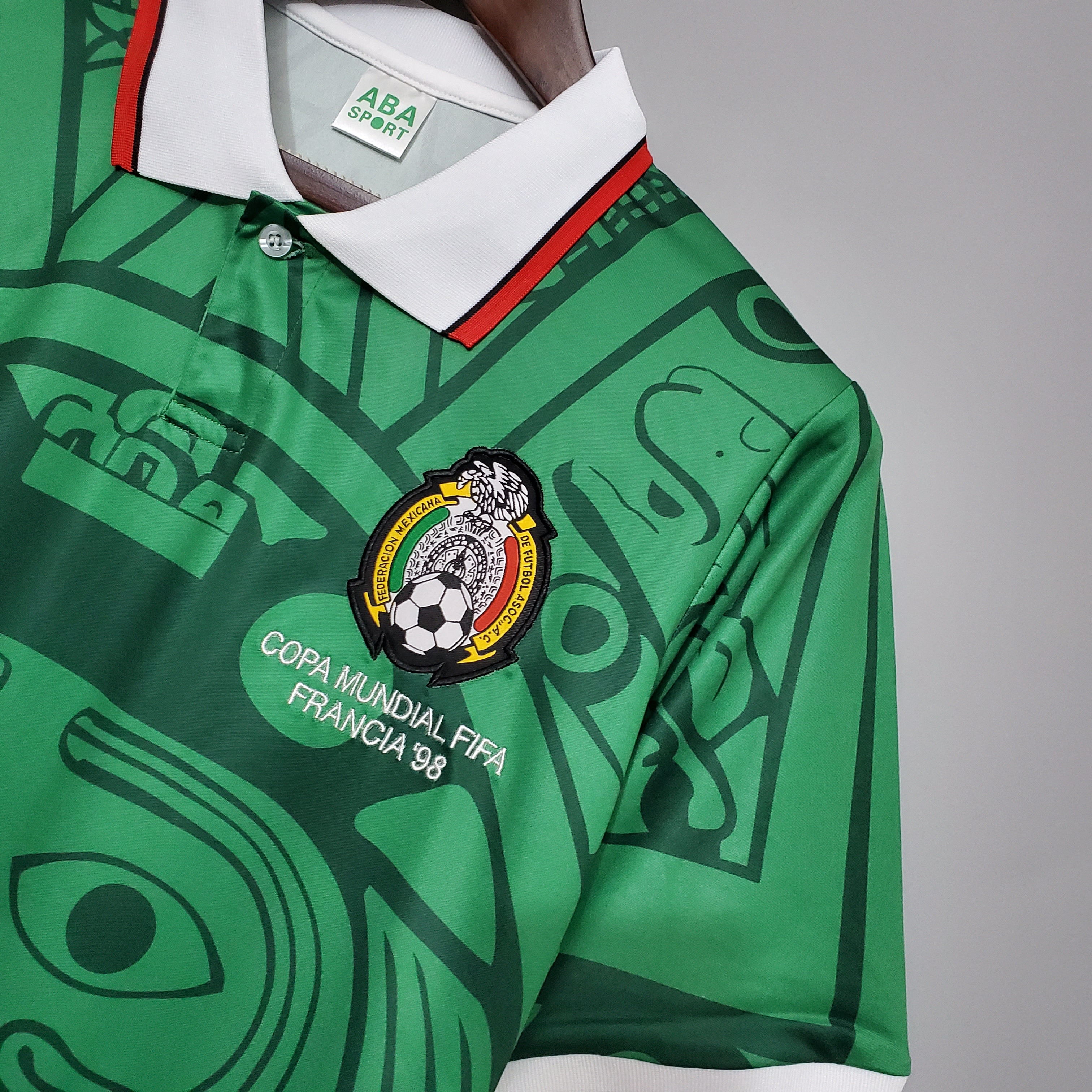 SIUjerseys-Retro Mexico 1998 Home Jersey