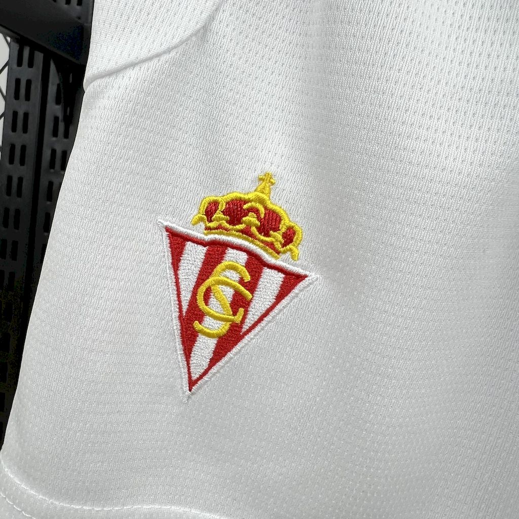 SIUjerseys-Sporting de Gijon 24-25 Home Kids Kit