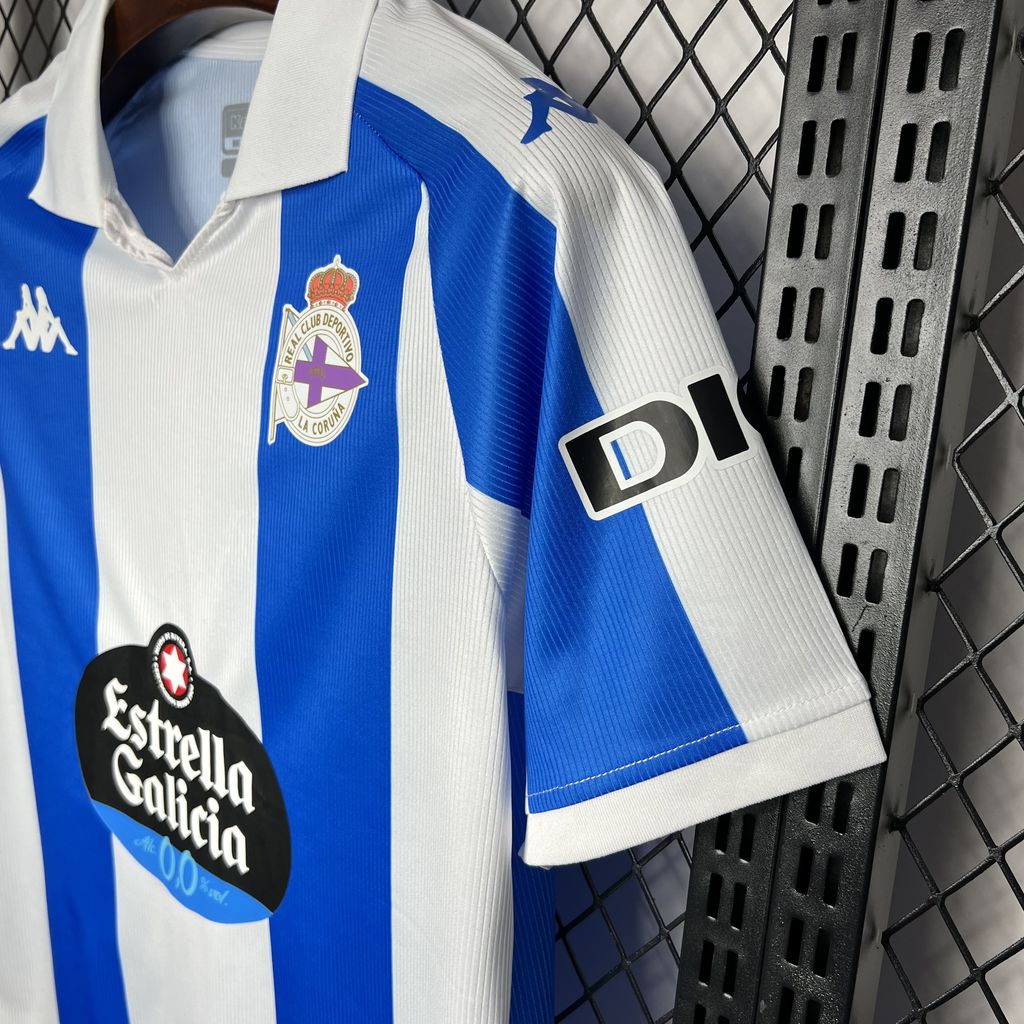 SIUjerseys-Deportivo de La Coruña 24-25 Home Stadium Jersey - Fans Version