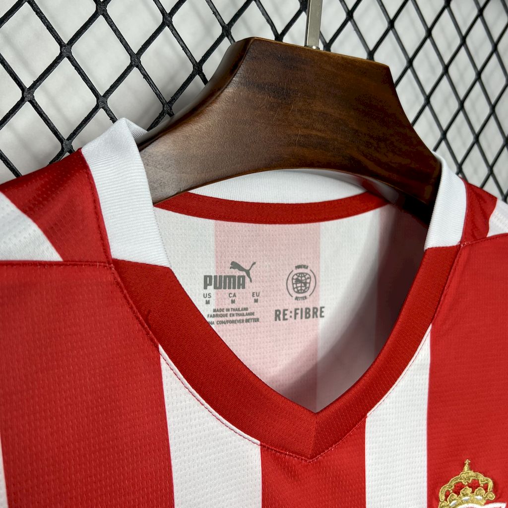 SIUjerseys-Sporting de Gijon 24-25 Home Stadium Jersey - Fans Version