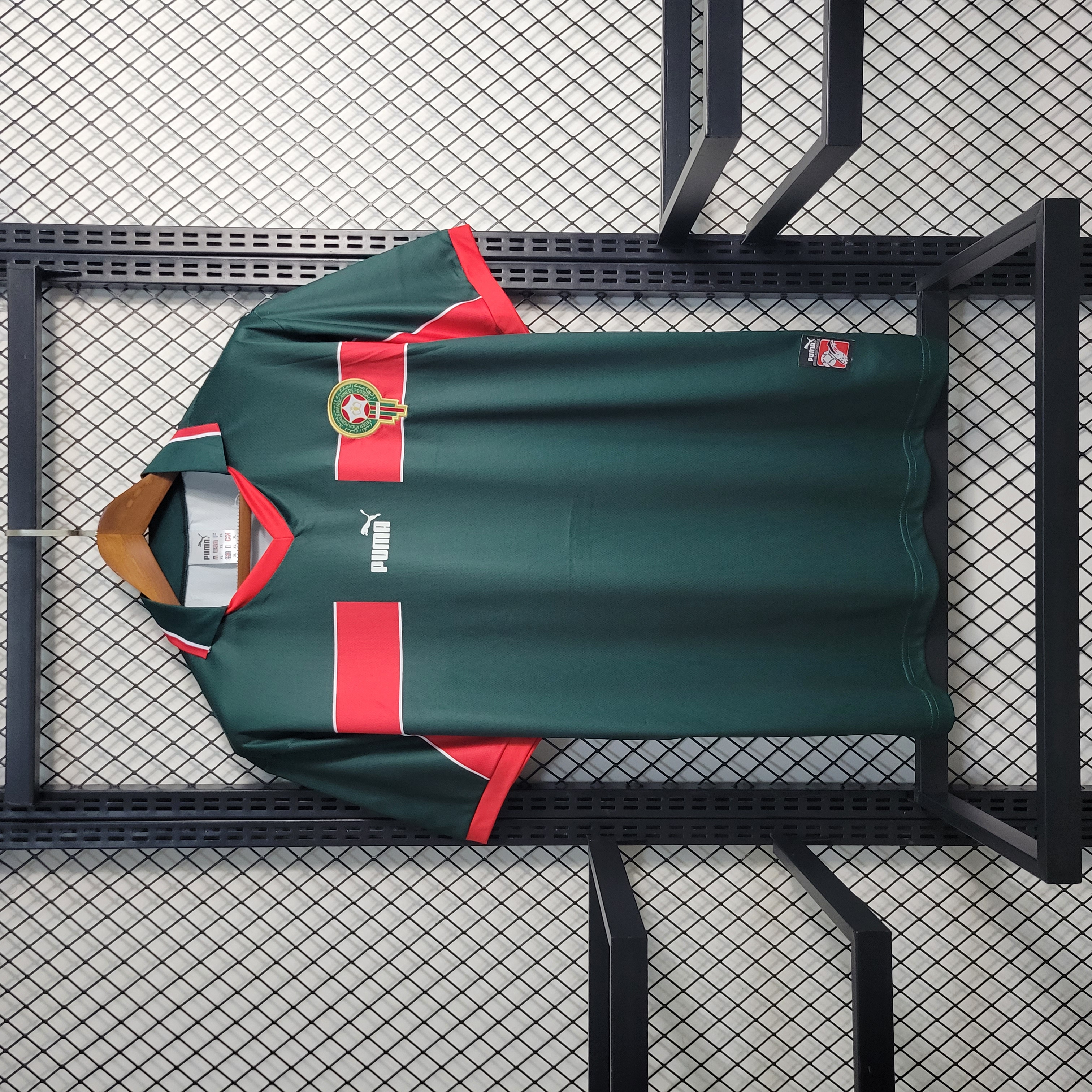SIUjerseys-Retro Morocco 1998 Home Stadium Jersey