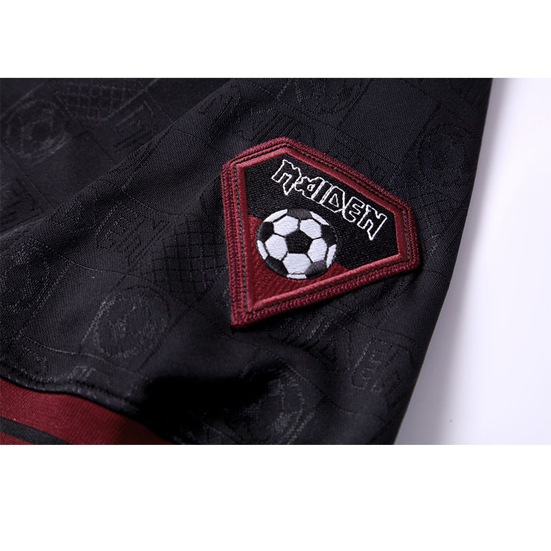 unitedfutballjersey-Retro Iron Maiden 2016 Black Jersey