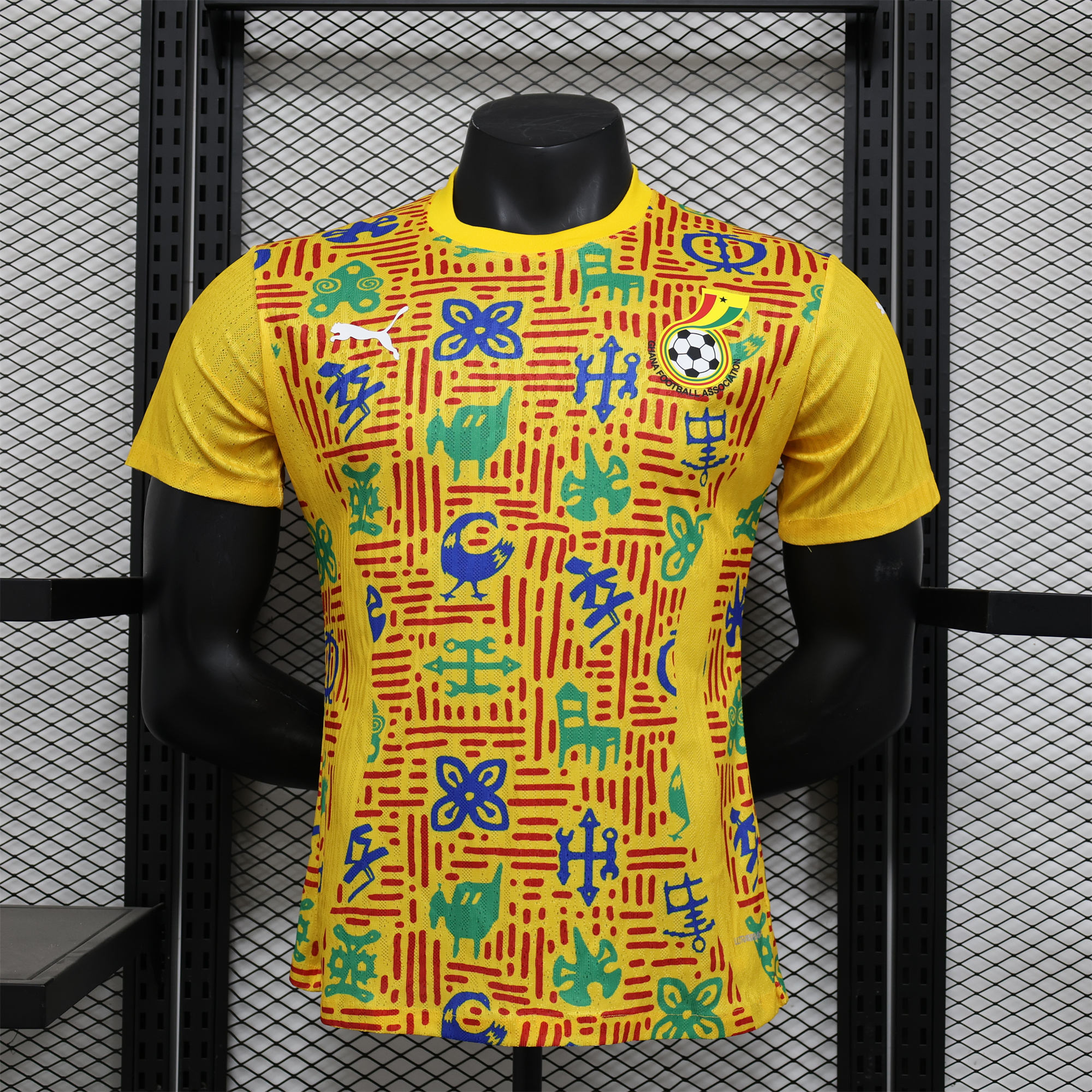 SIUjerseys-Ghana 2024-25 Pre-Match Jersey - Player Version