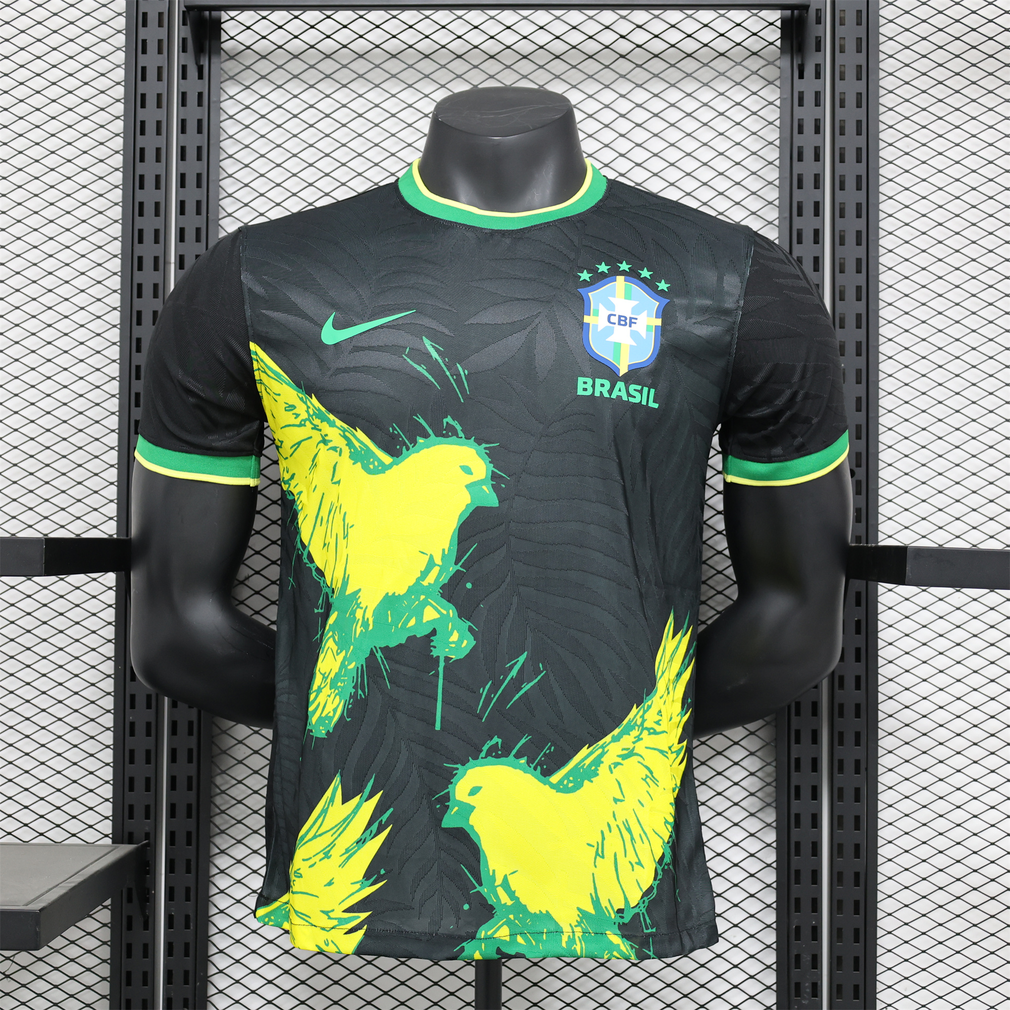 SIUjerseys-Brazil 2024 Black Dove Special Edition Jersey - Player Version