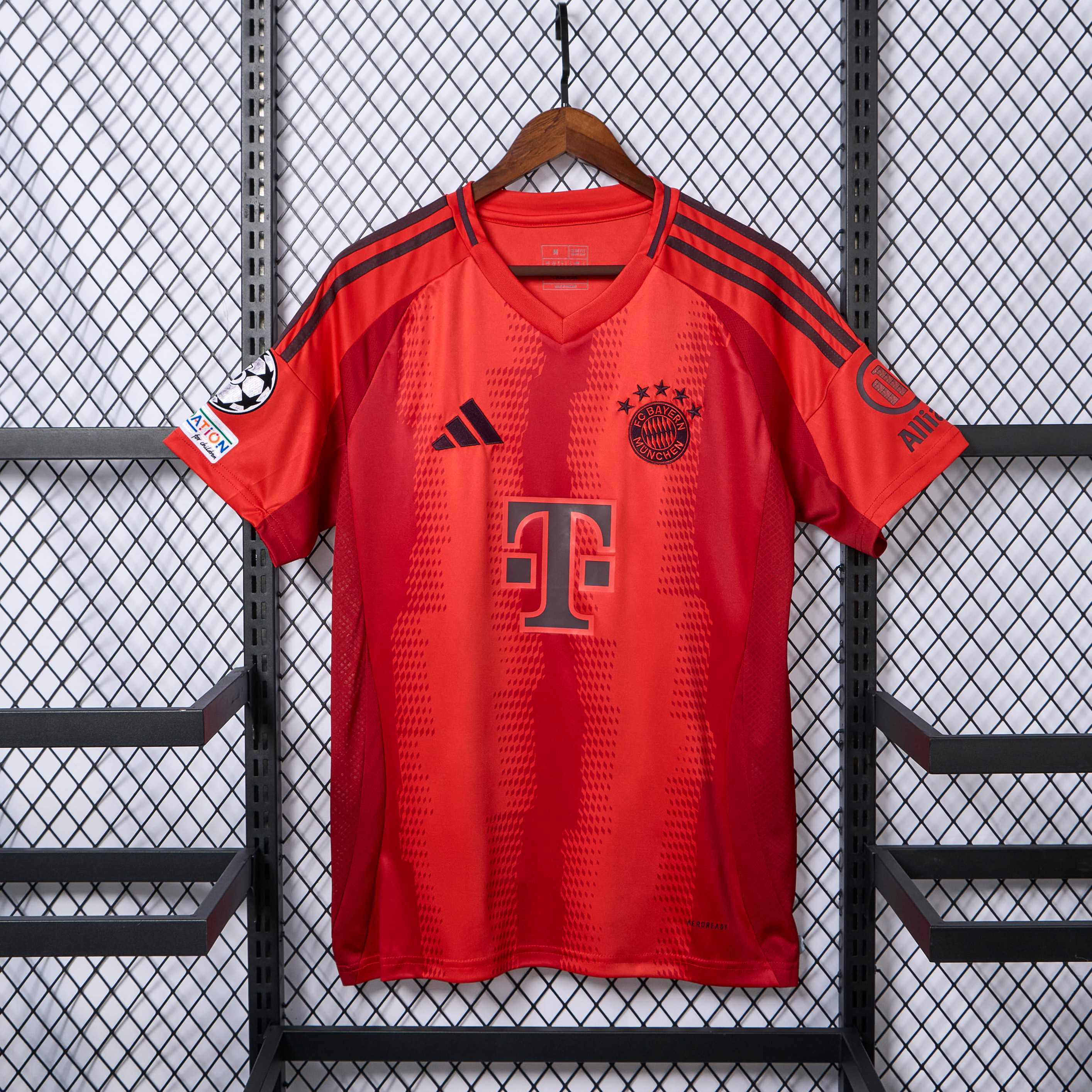 Unitedfootballkit.com | Bayern Munich 24-25 Home Stadium Jersey - Fans Version -Customize Name, Number and Patch | Worldwide Shipping