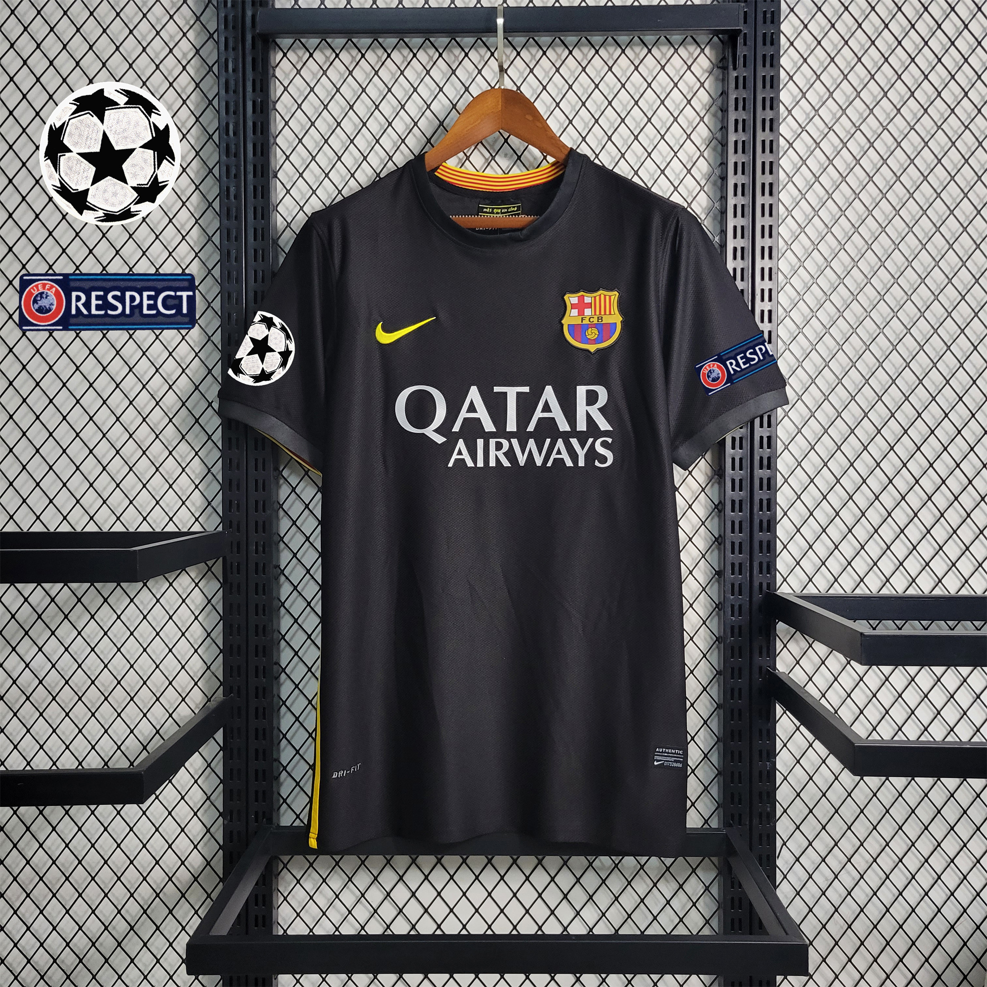 SIUjerseys-Retro Barcelona 13-14 Third Jersey