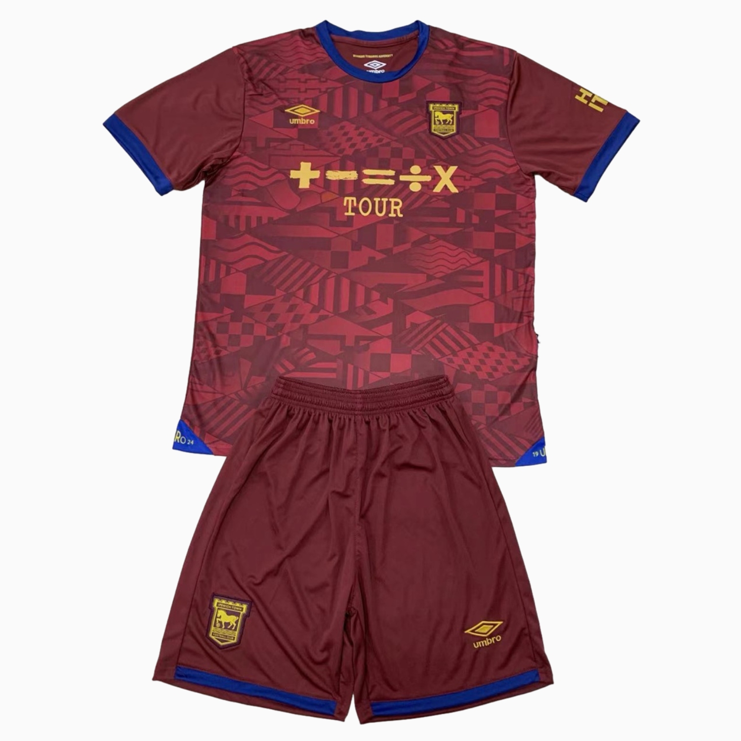 SIUjerseys-Ipswich Town 24-25 Away Men's Adult Jersey Set - Fans Version