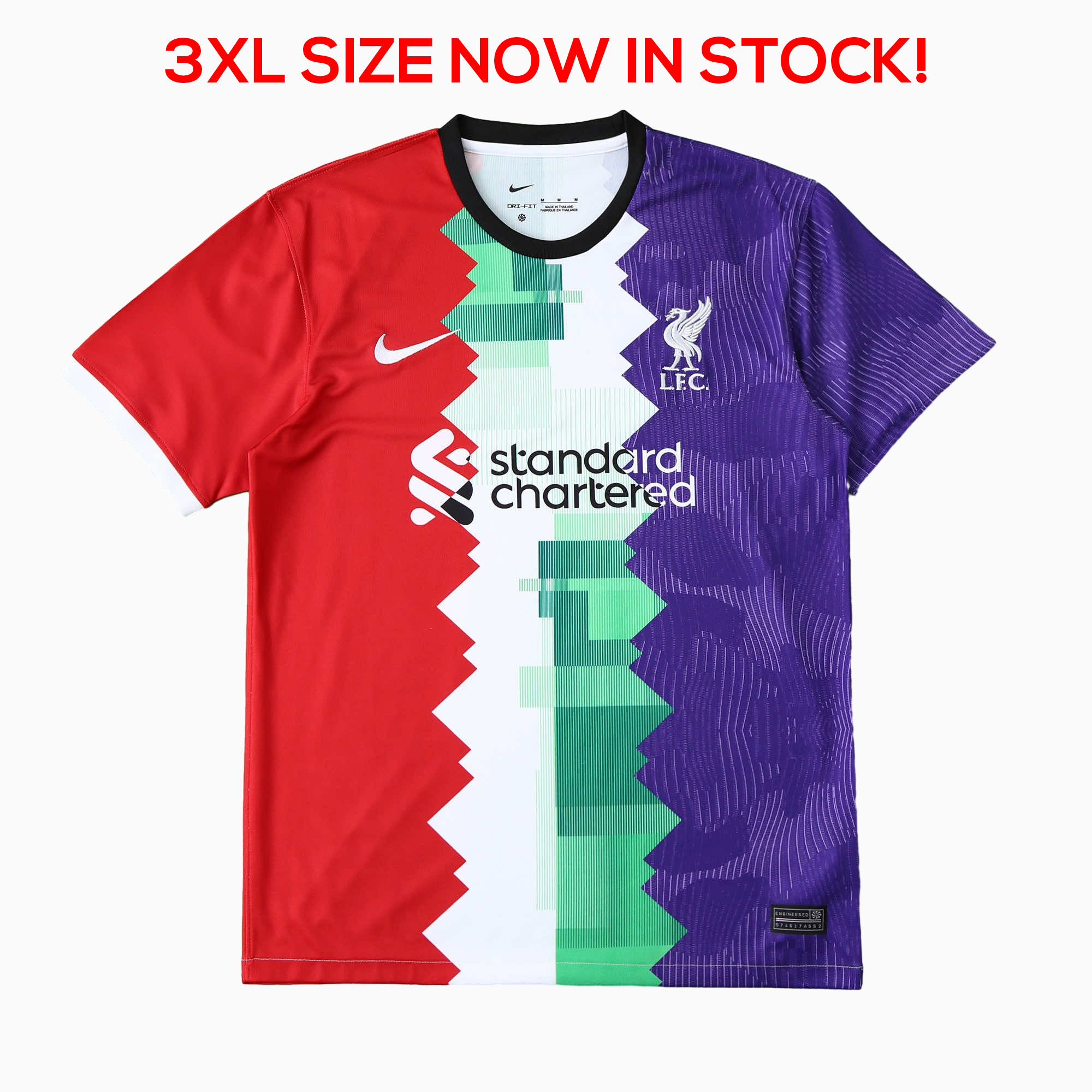 ManixJersey.com | Liver.pool 23-24 Tricolor Special Edition Jersey - Fans Version -Customize Name, Number and Patch | Worldwide Shipping