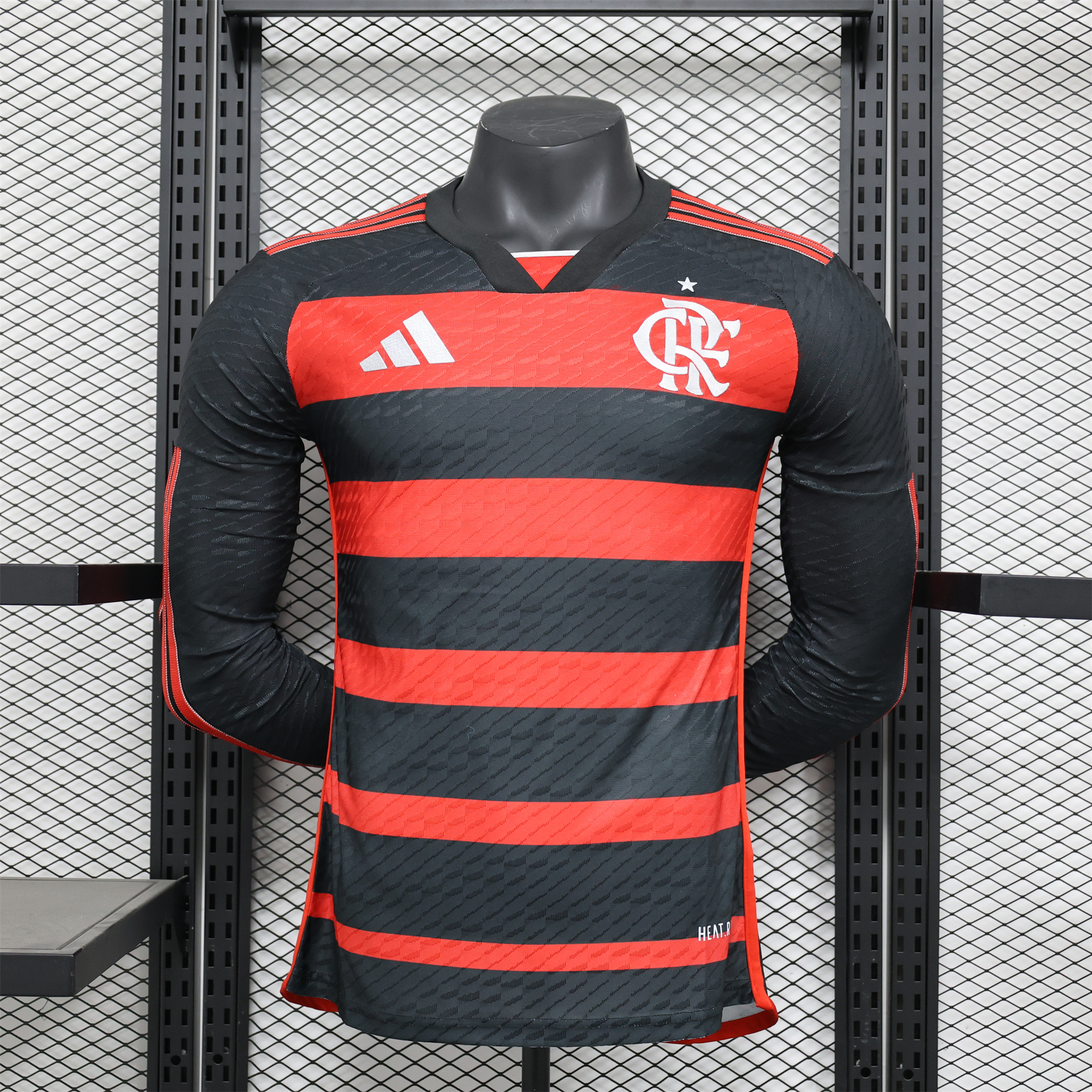 SIUjerseys-Flamengo 2024 Home Long Sleeve Jersey - Player Version